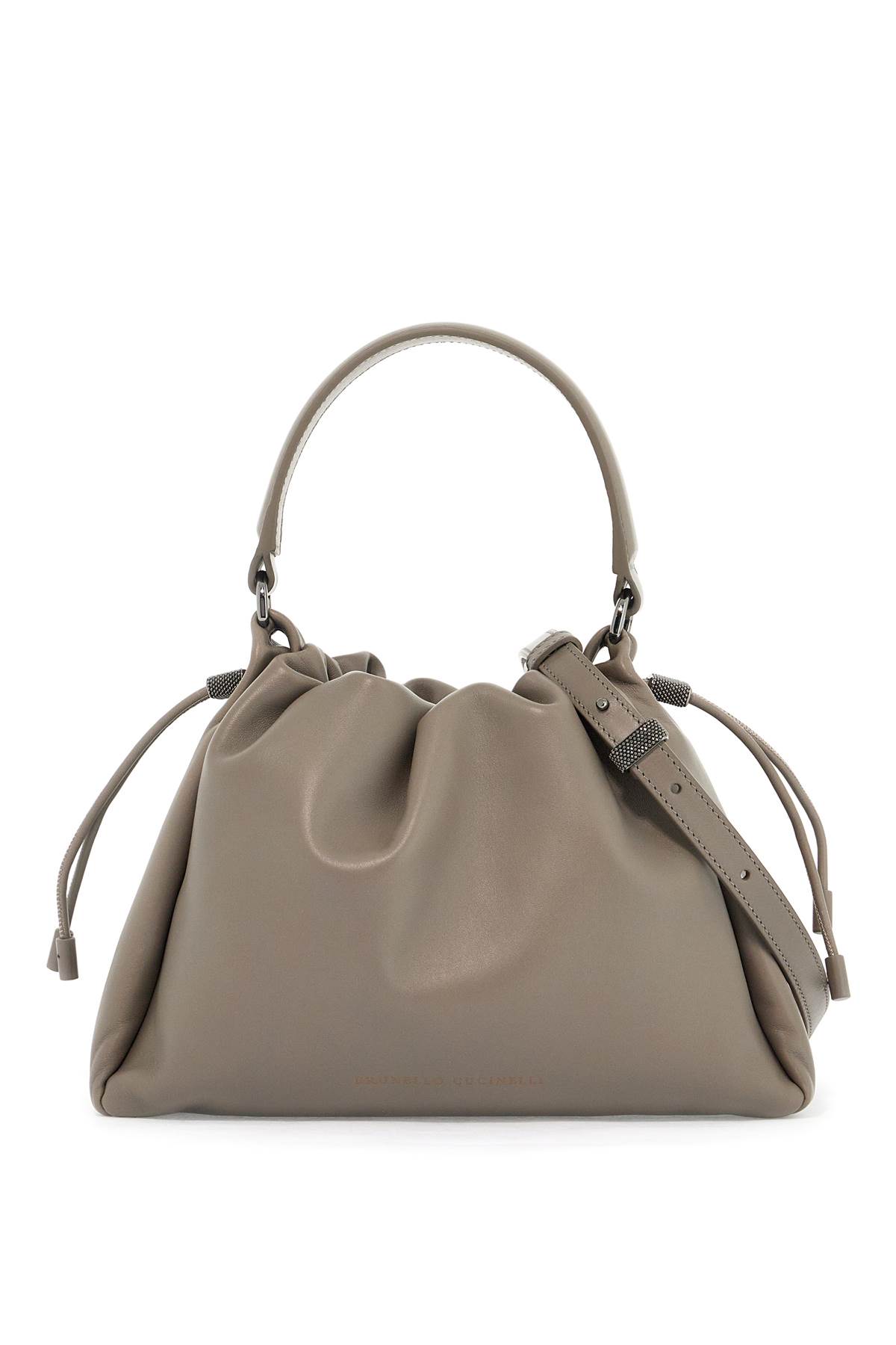 BRUNELLO CUCINELLI HANDBAG WITH MONILE EMBELL 