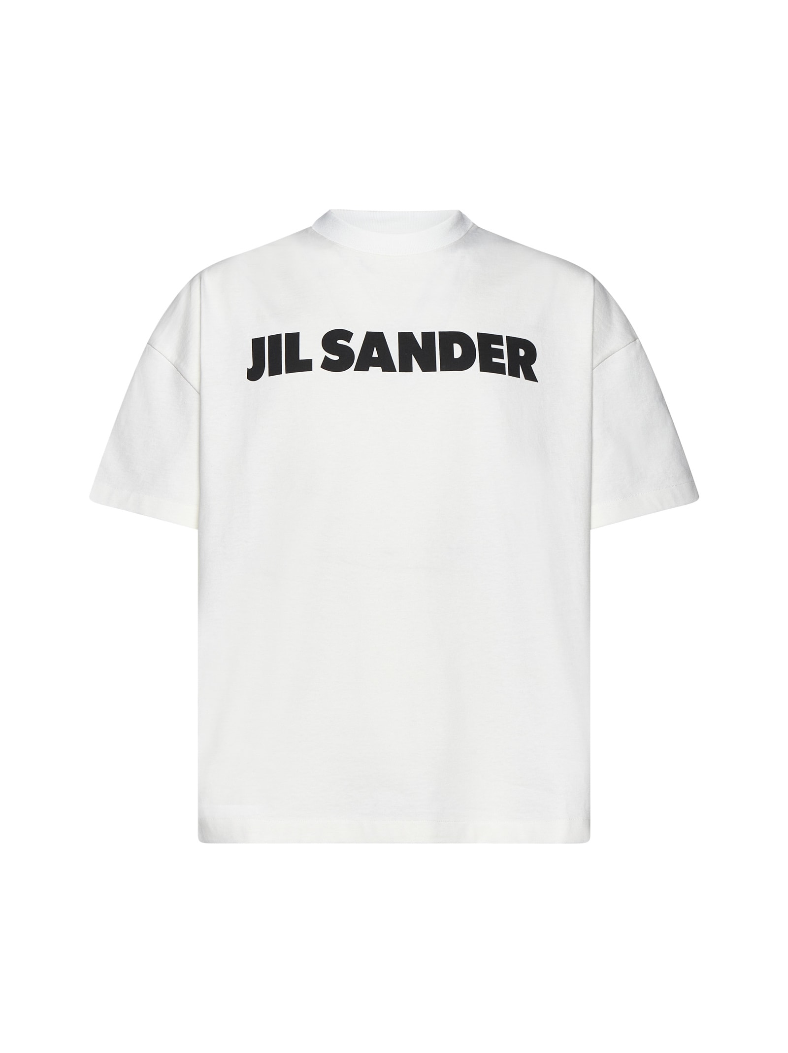 Shop Jil Sander T-shirt In Porcelain