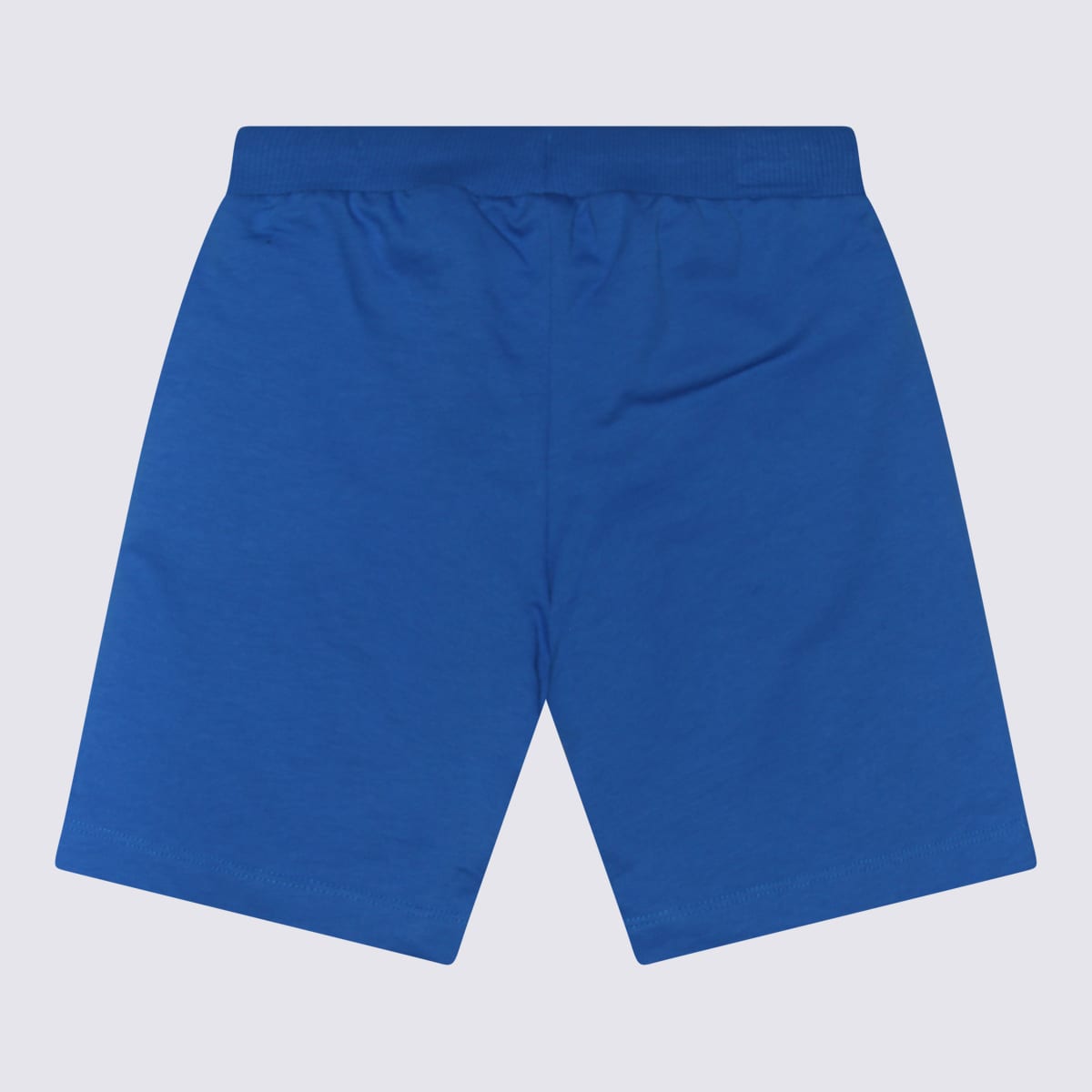 Shop Moschino Blue Cotton Shorts In Victoria Blue