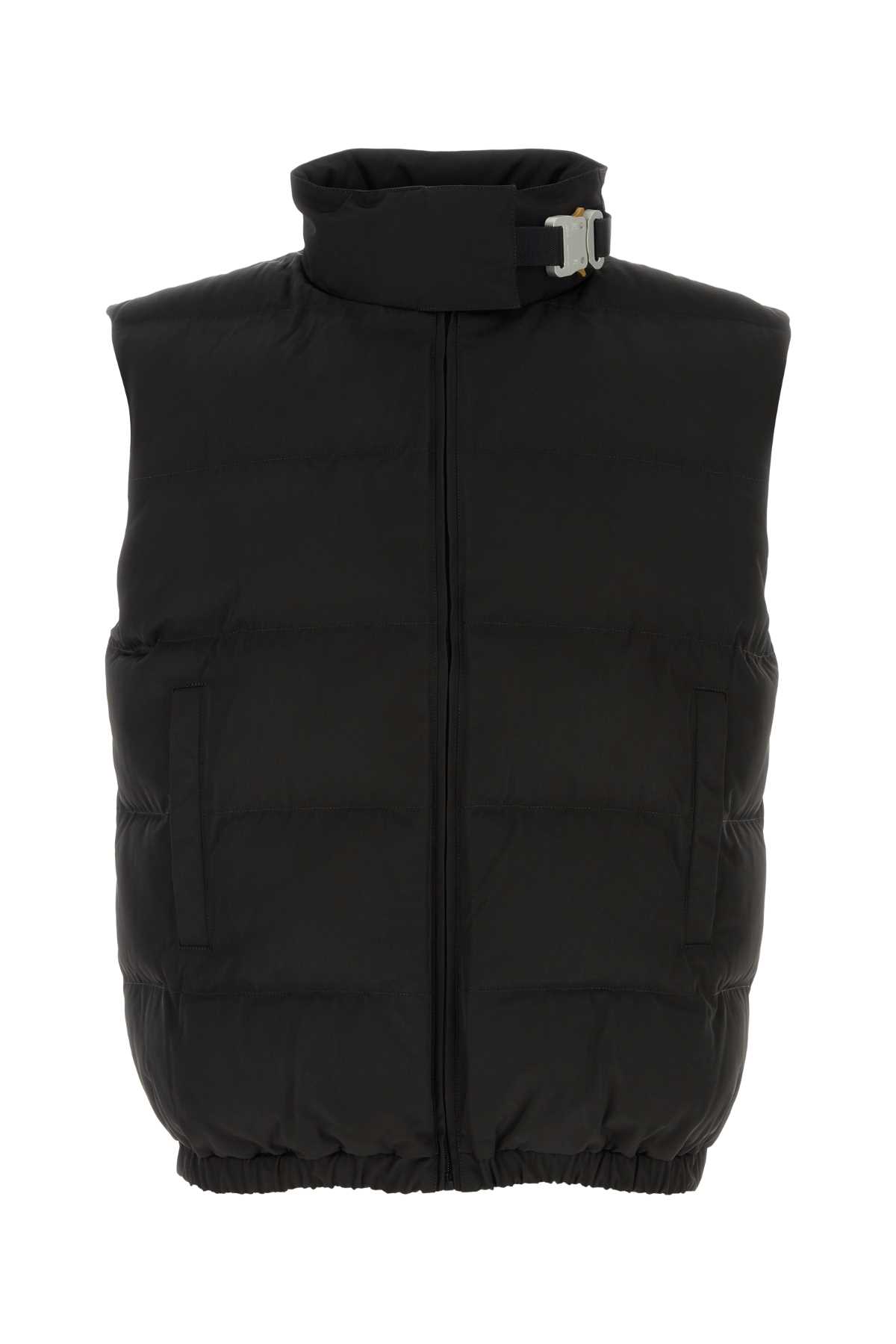 Shop Alyx Black Polyester Sleeveless Jacket