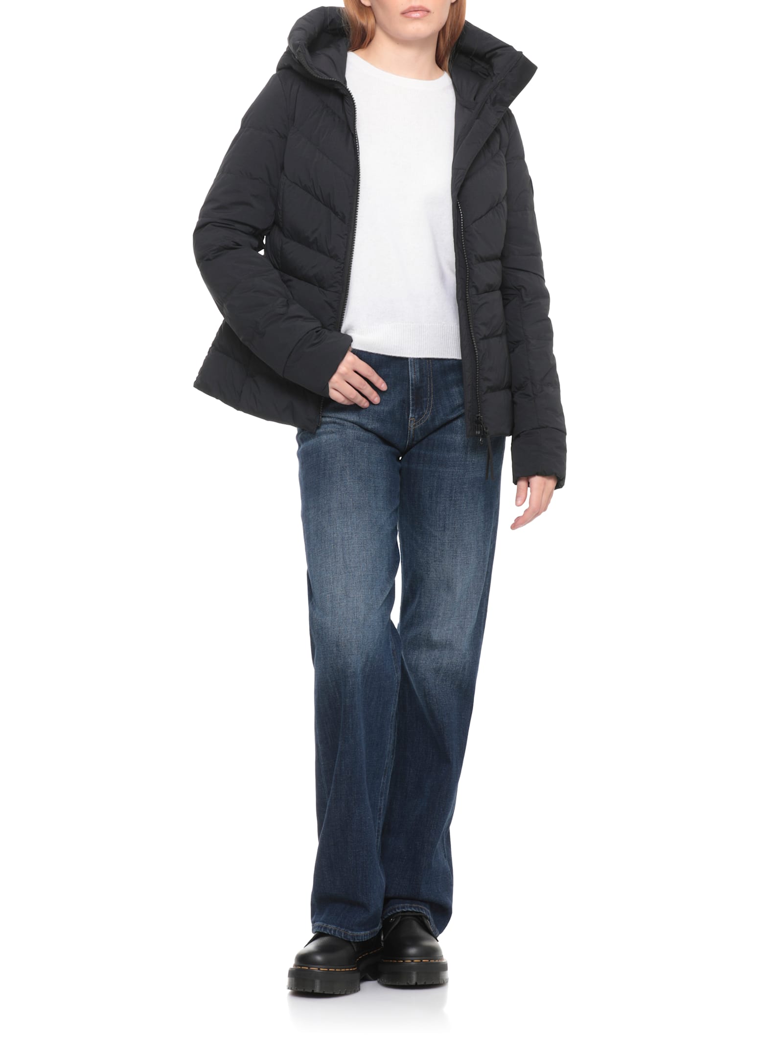 Canada Goose Clair Down Jacket In Black