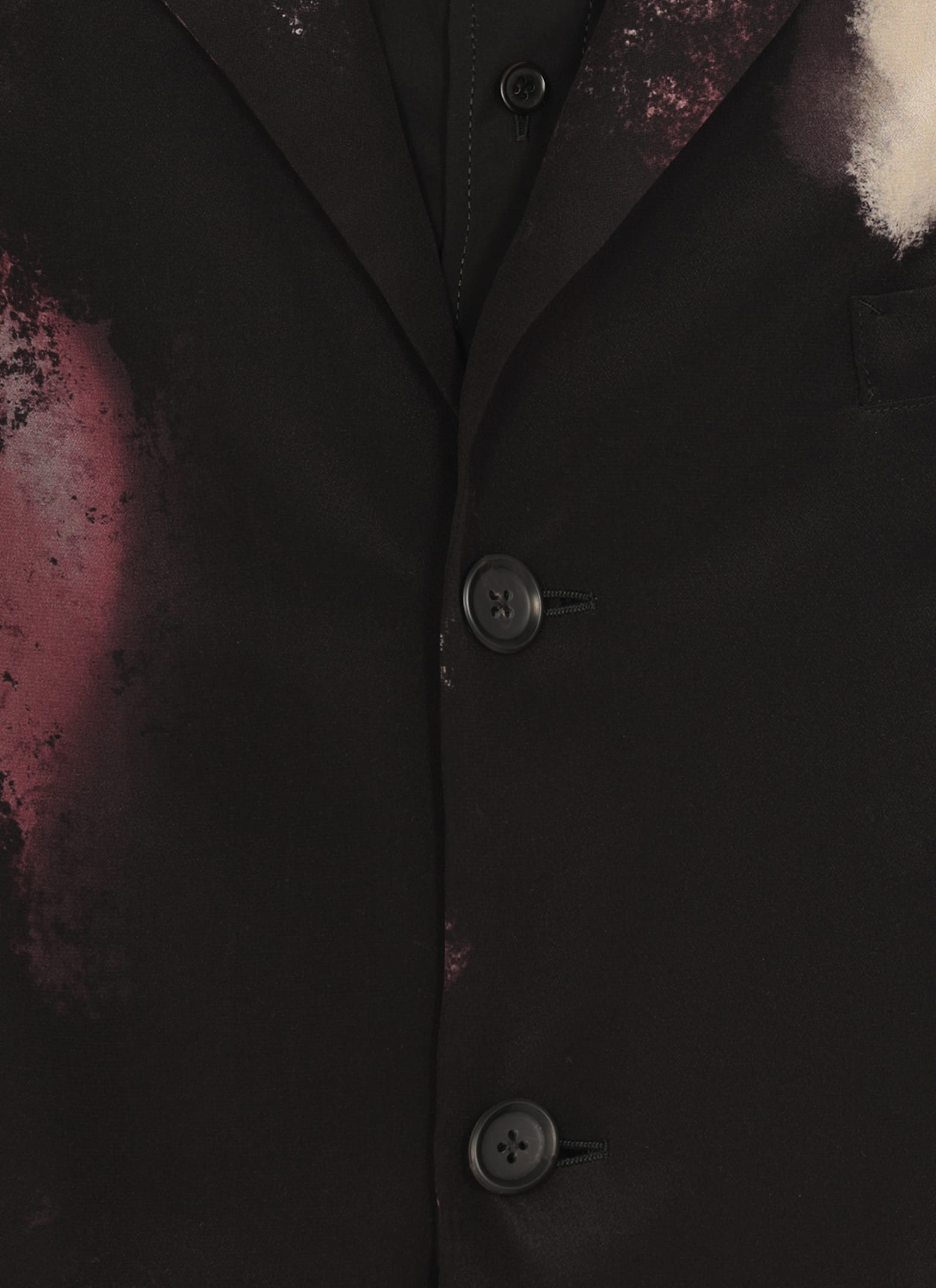 Yohji Yamamoto Jacke Mit Print In Multi
