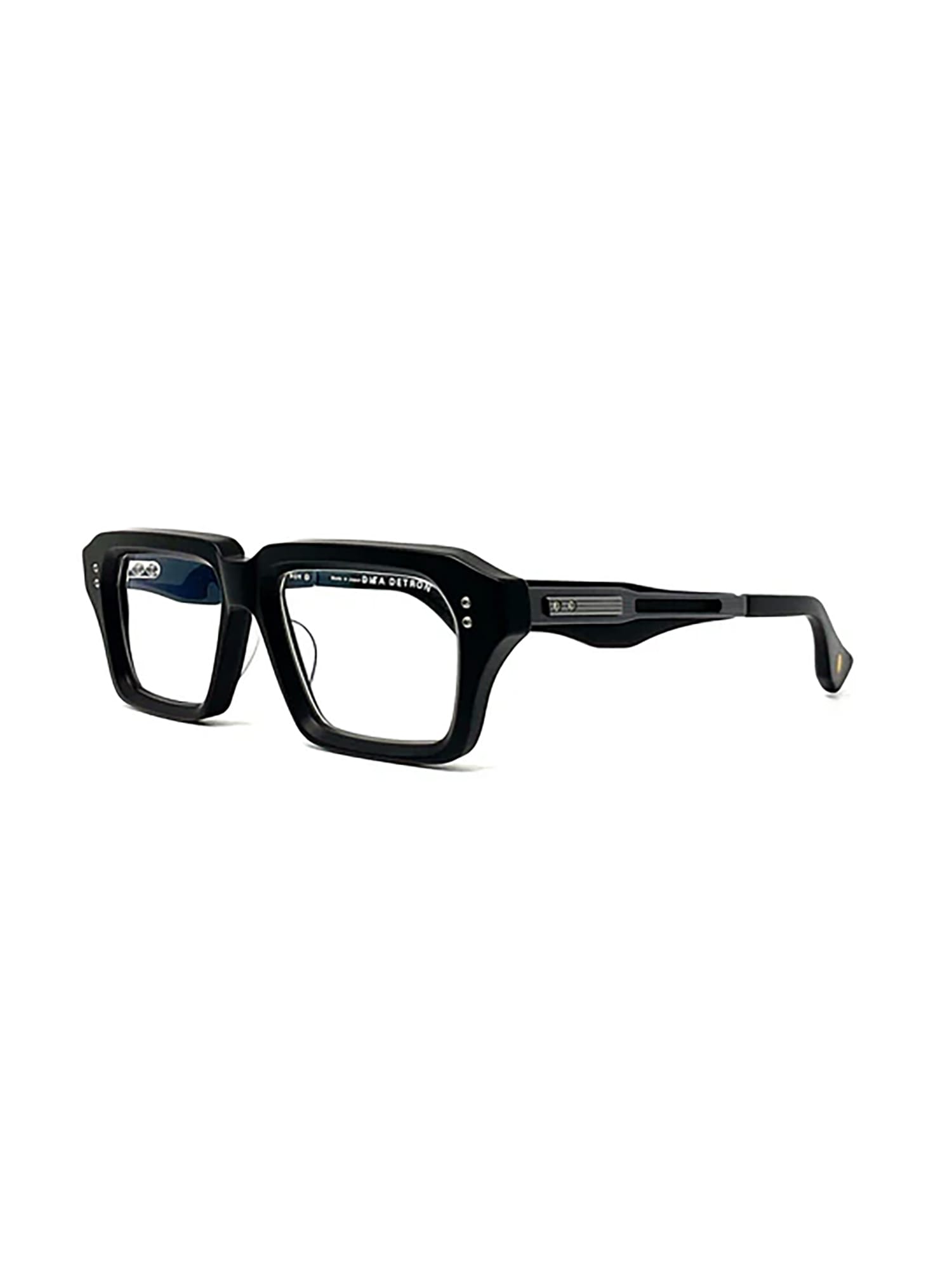 Shop Dita Dtx459/a/02 Detron Eyewear In Matte Black_black Iron