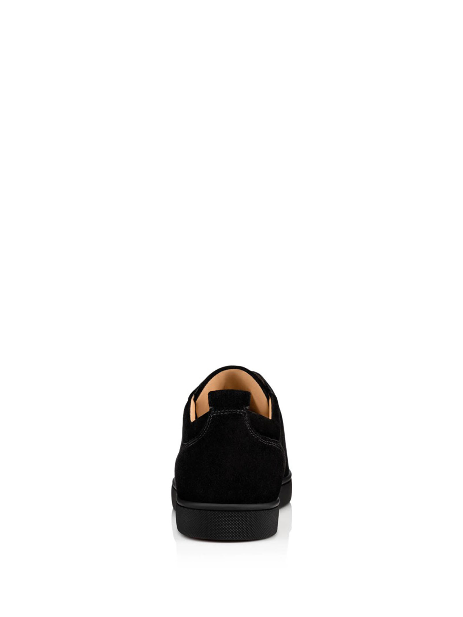 Shop Christian Louboutin Louis Sneakers With Spikes In Black Black