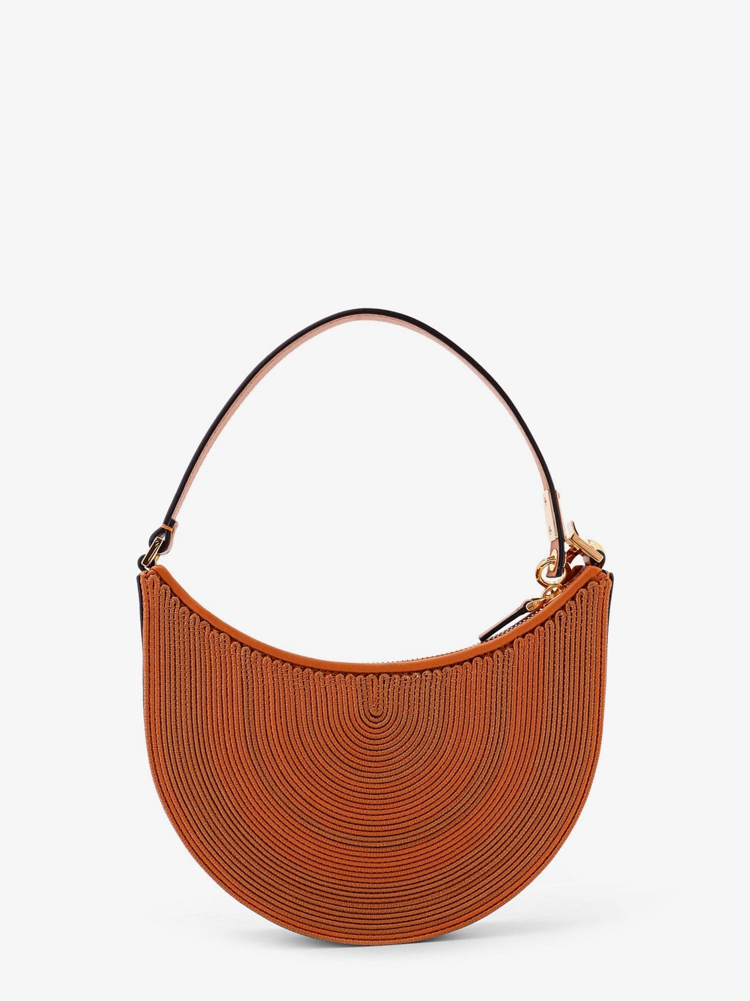 Valentino Vlogo Signature Mini Hobo Bag In Brown