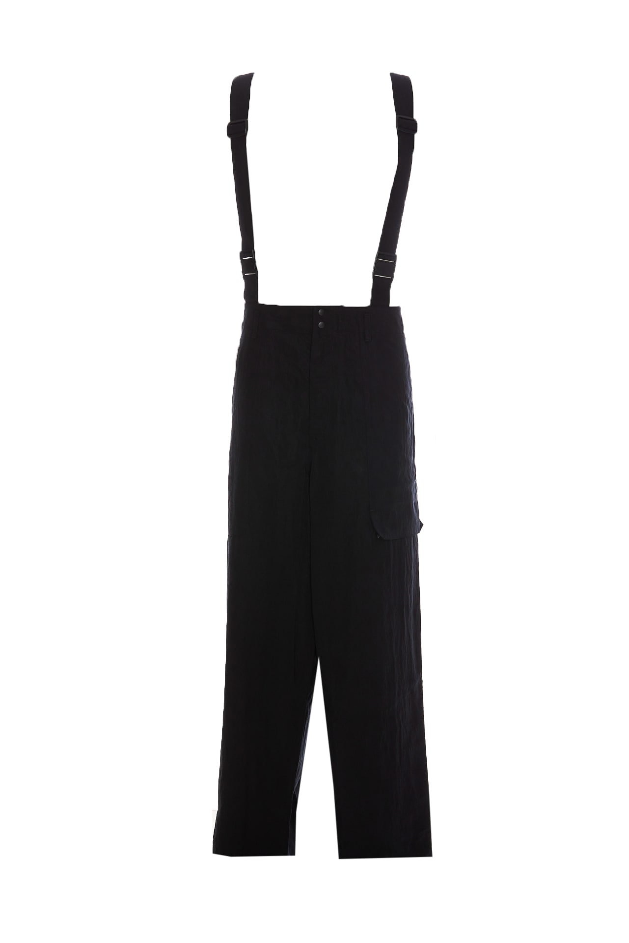 Shop Y-3 Suspender Dungarees Pants