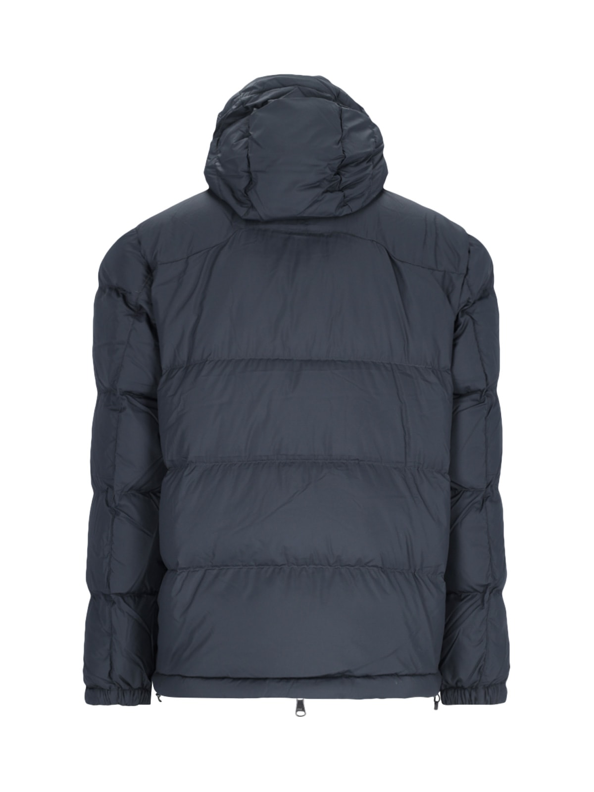 Shop Polo Ralph Lauren Logo Short Down Jacket In Blue