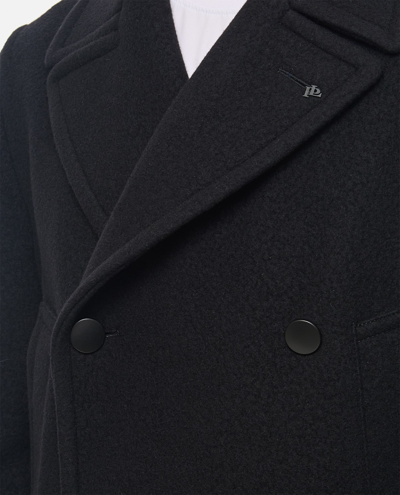 Shop Tagliatore Sherry Coat In Black