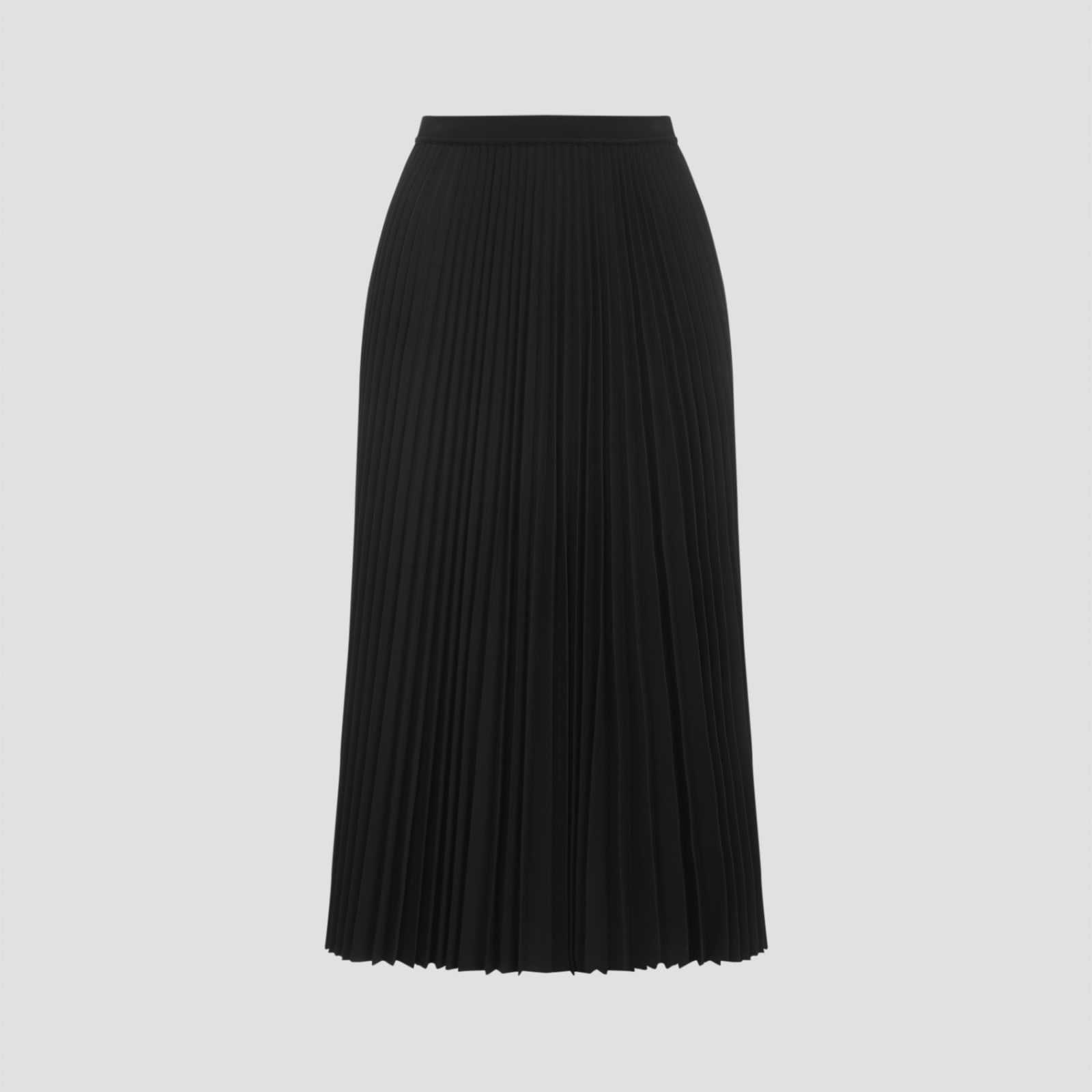 Shop Theory Recycled Polyester Midi Skirt In Black