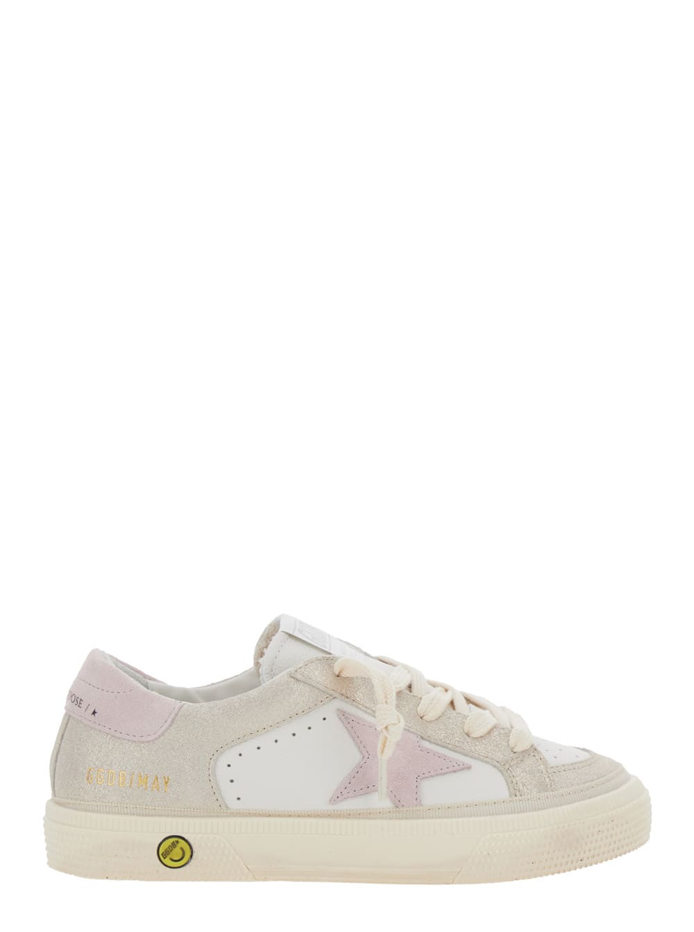 Golden Goose May Low Top Sneaker In Neutral