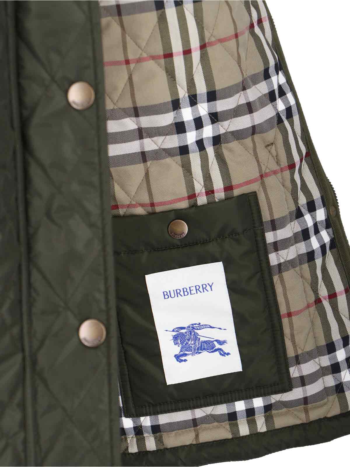 Burberry Quilted Jacket In Multi