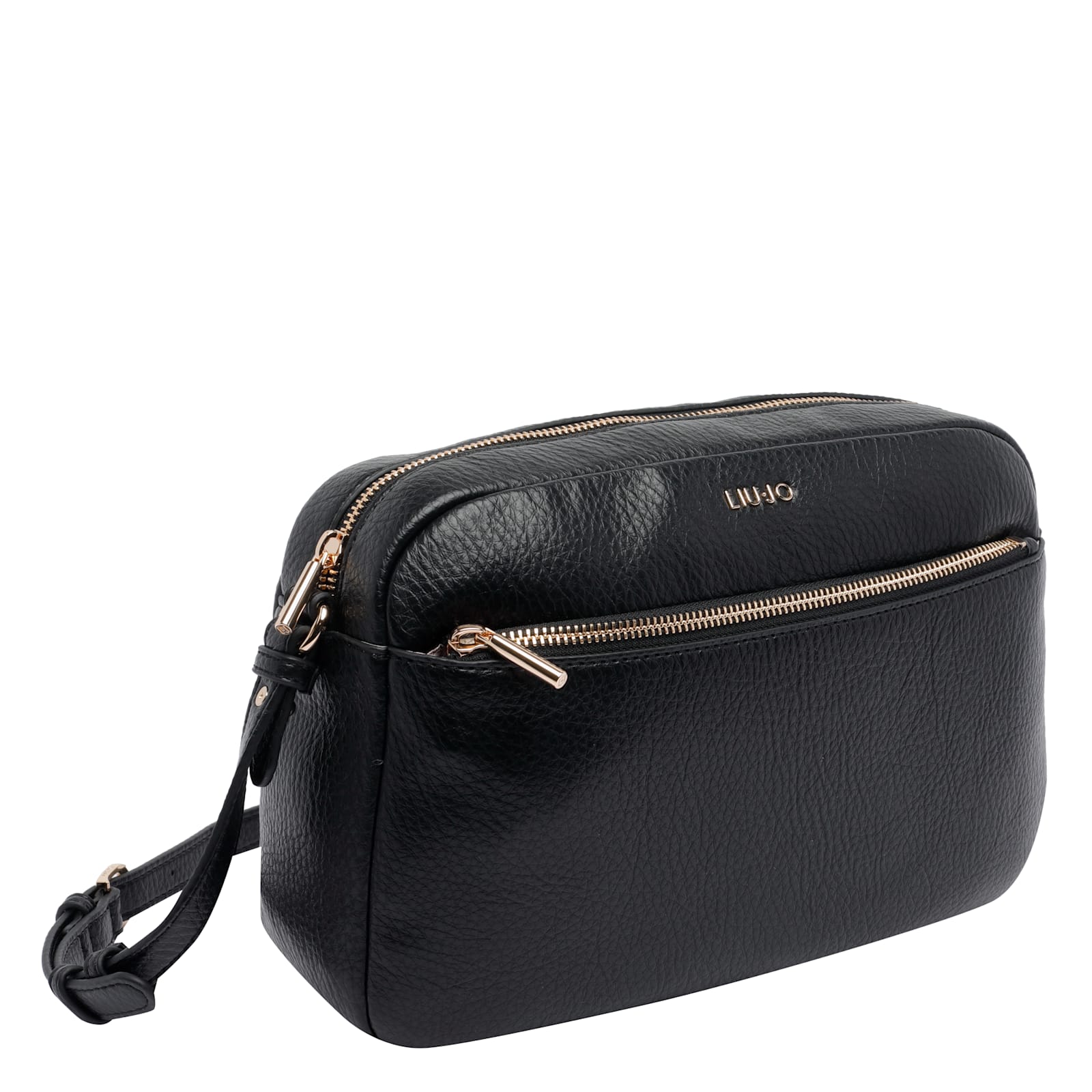 Liu •jo Versatile Shoulder Bag Featuring Multiple Pockets In Black