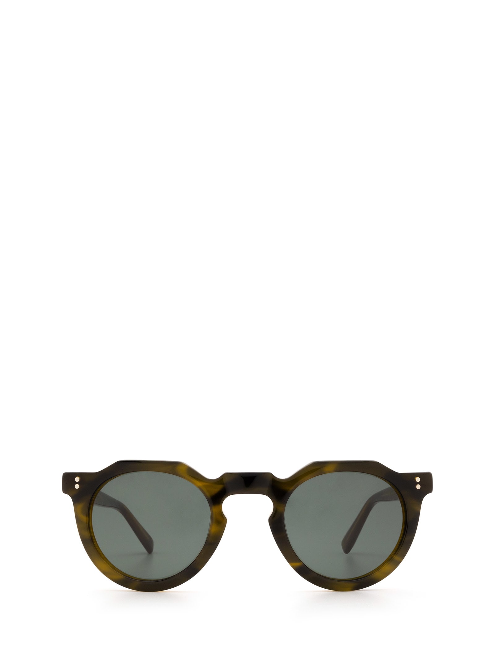 LESCA PICAS KHAKI SUNGLASSES