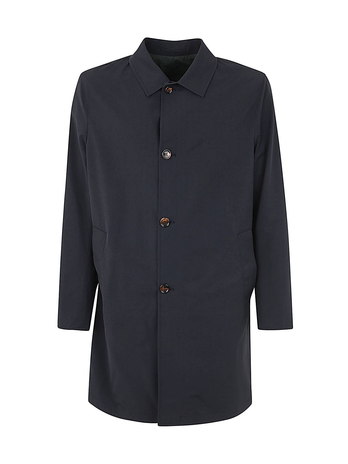 Shop Kired Trench In Navy Blue