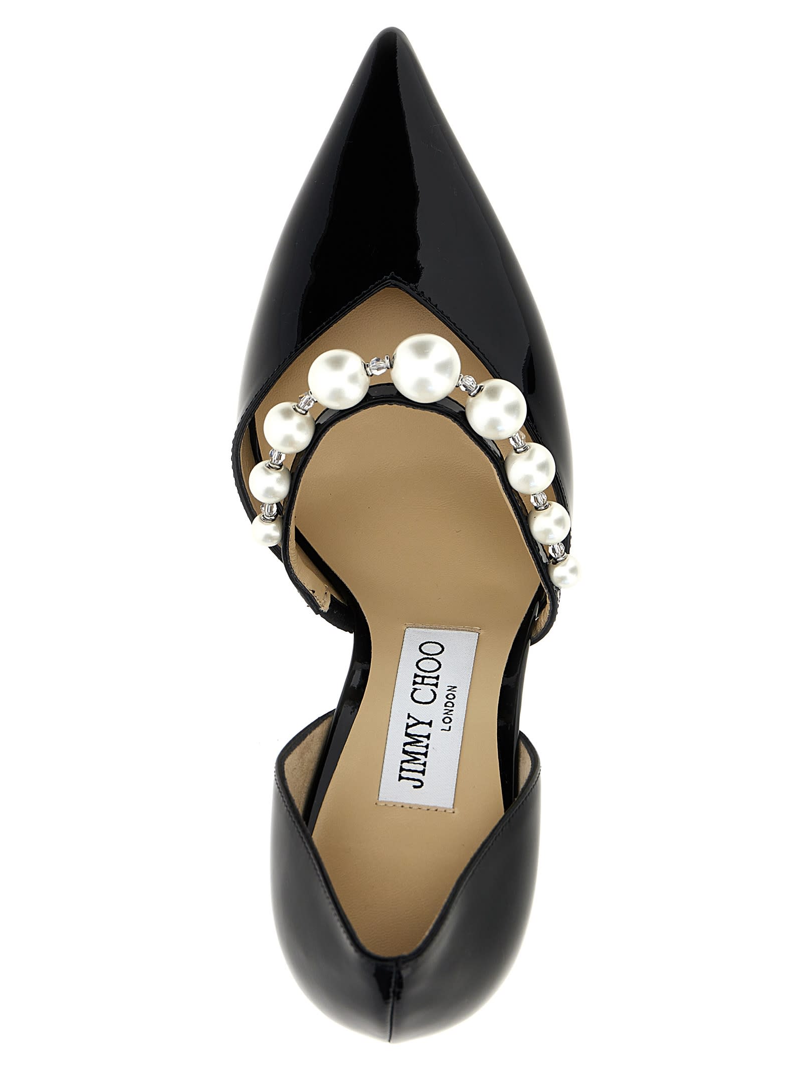 Shop Jimmy Choo Aurelie Pumps In White/black