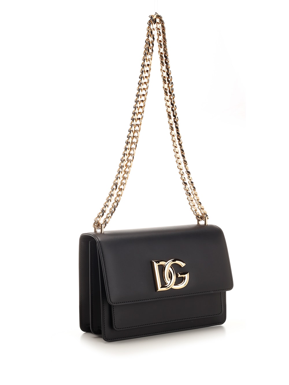 Shop Dolce & Gabbana Dg Shoulder Bag In Nero