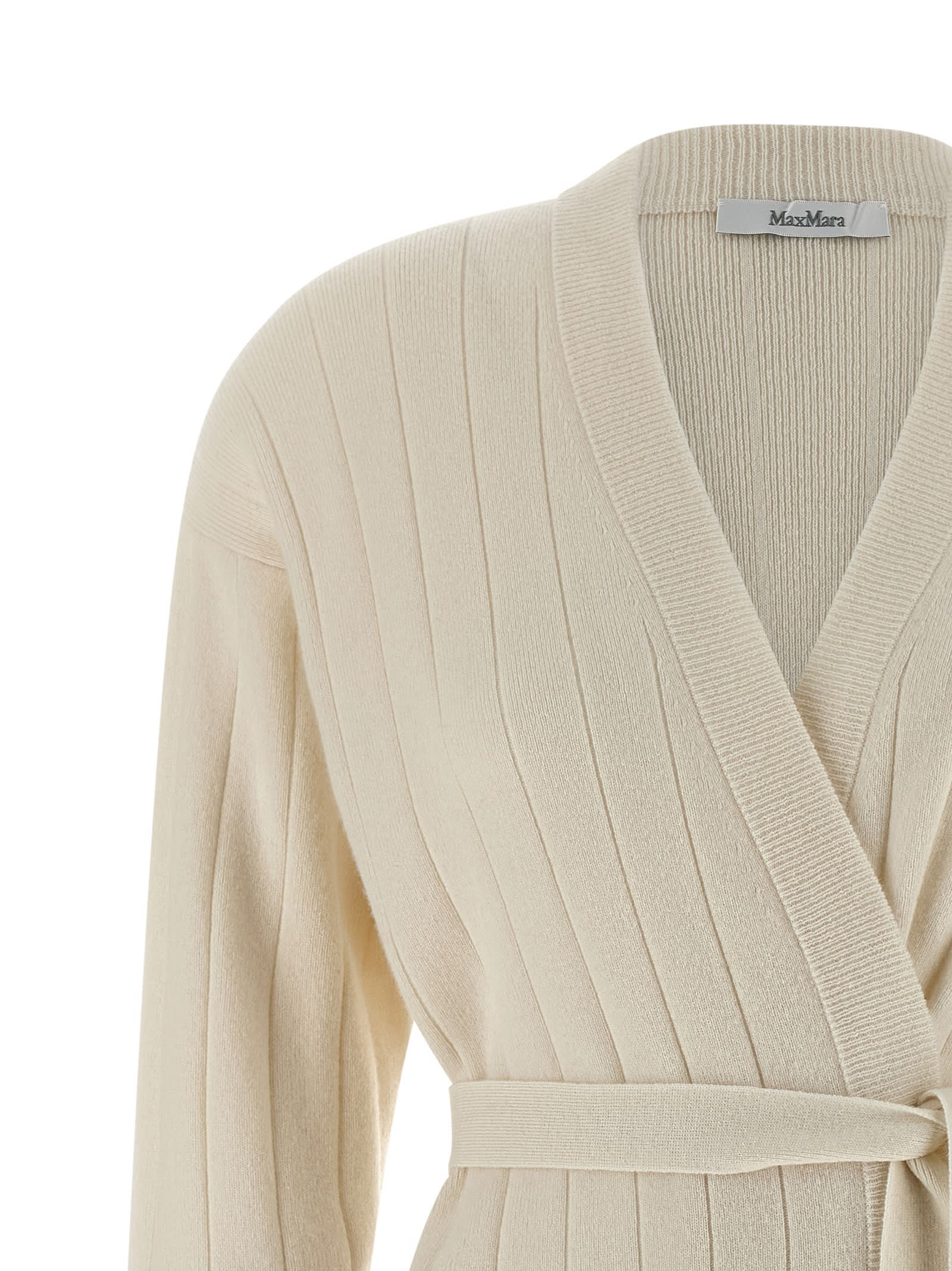 Max Mara Giusto Cardigan In White