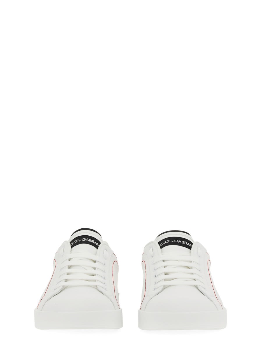 Shop Dolce & Gabbana Portofino Sneaker In White