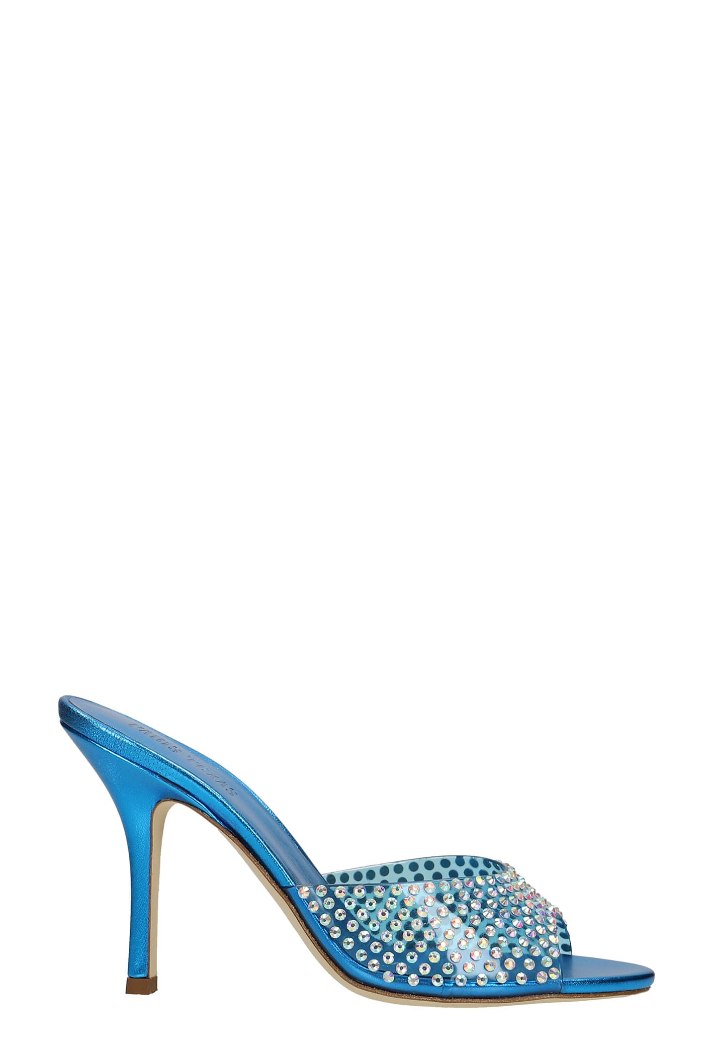Paris Texas Holly Penelope Sandals In Blue Leather