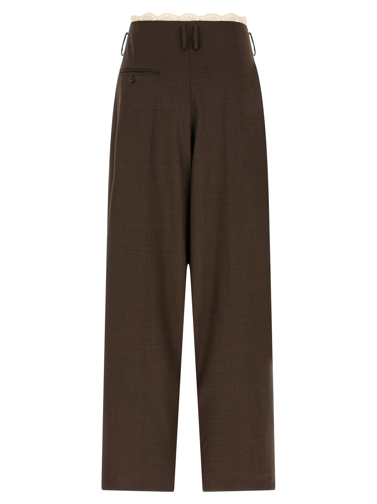 Magda Butrym Corduroy Trousers In Brown