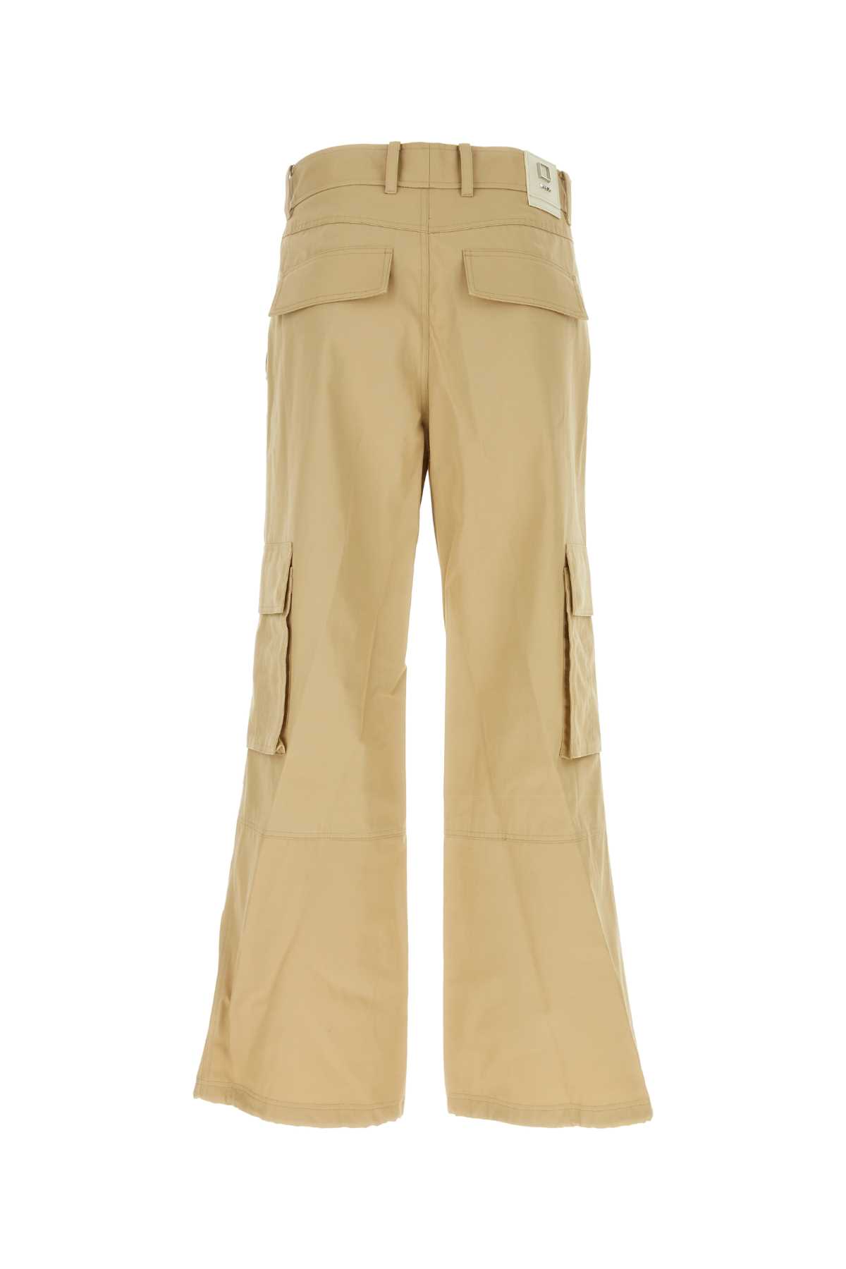 WOOYOUNGMI BEIGE COTTON CARGO PANT