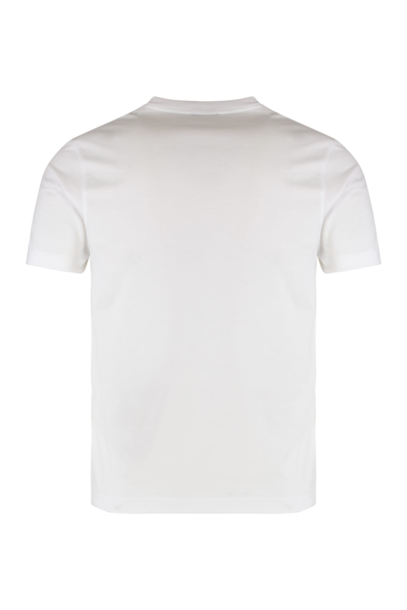 Paul&shark Crew-neck Cotton T-shirt In White