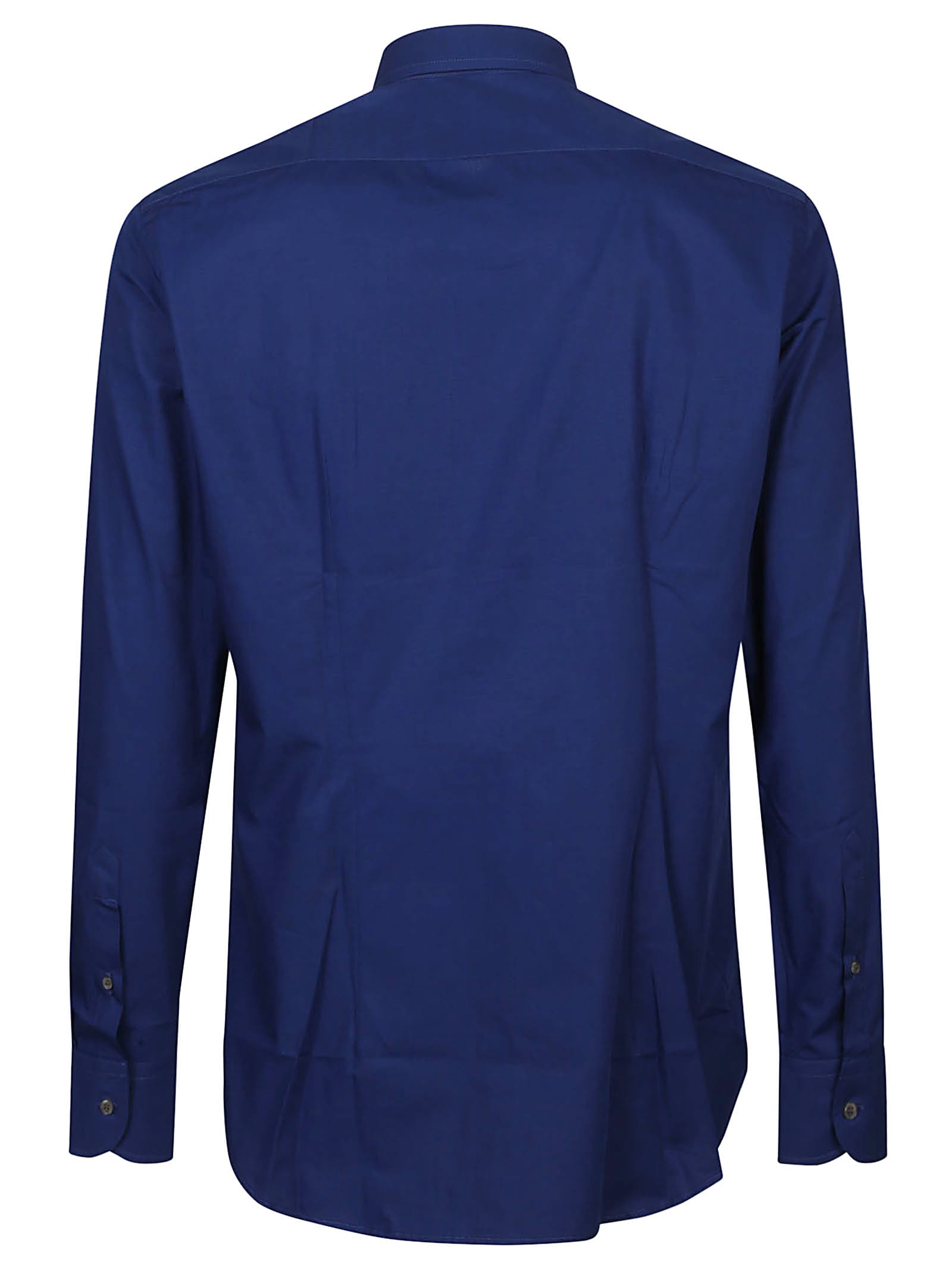 Shop Orian Slim Shirt In Blu