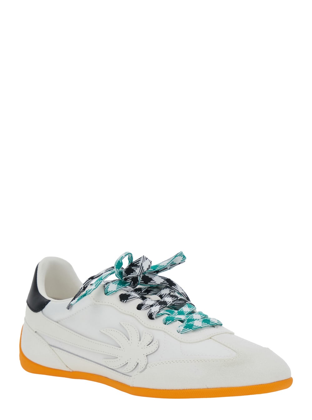 Palm Angels Pa 5-logo Sneakers In White
