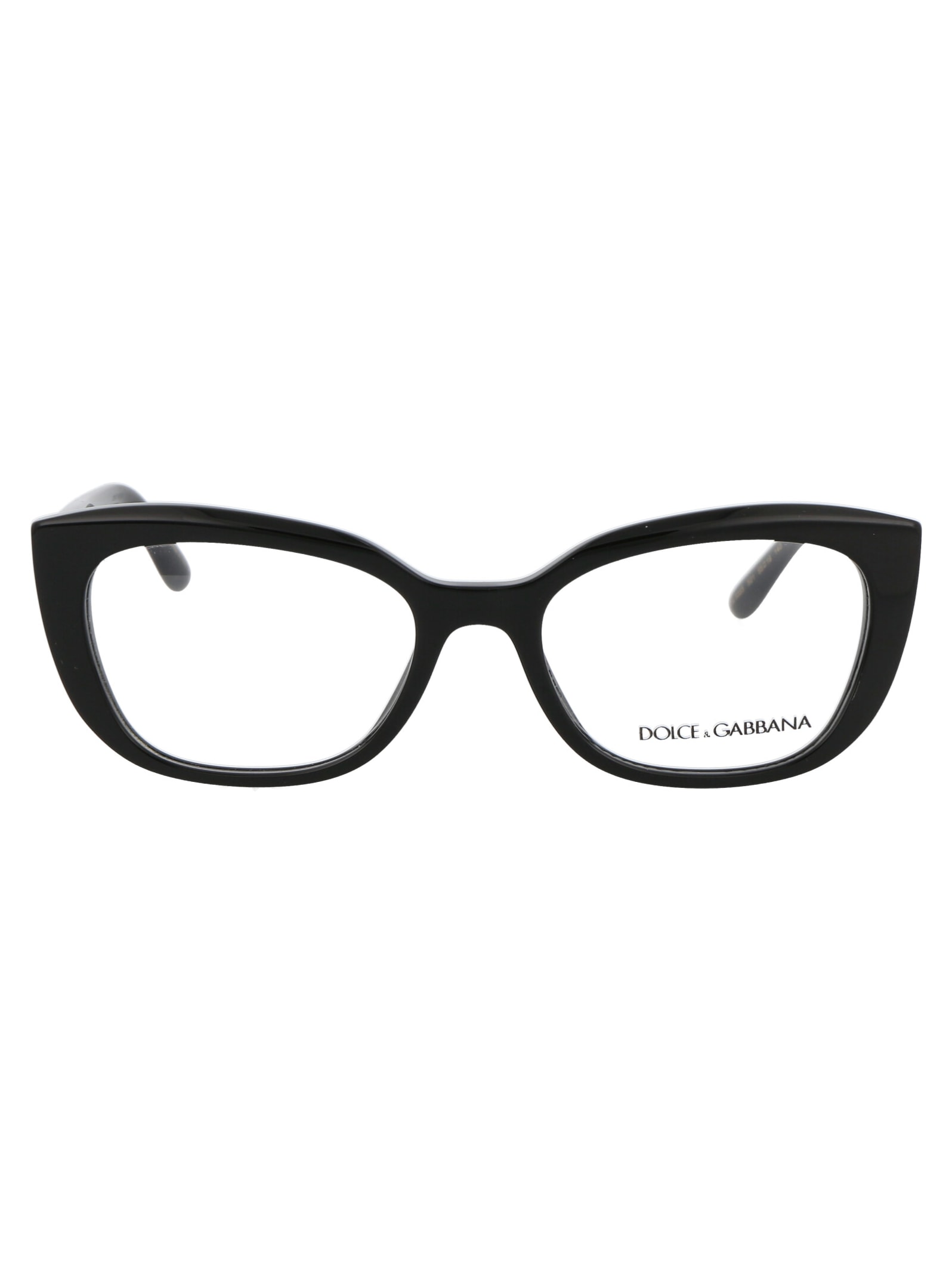 Shop Dolce &amp; Gabbana Eyewear 0dg3355 Glasses In 501 Black