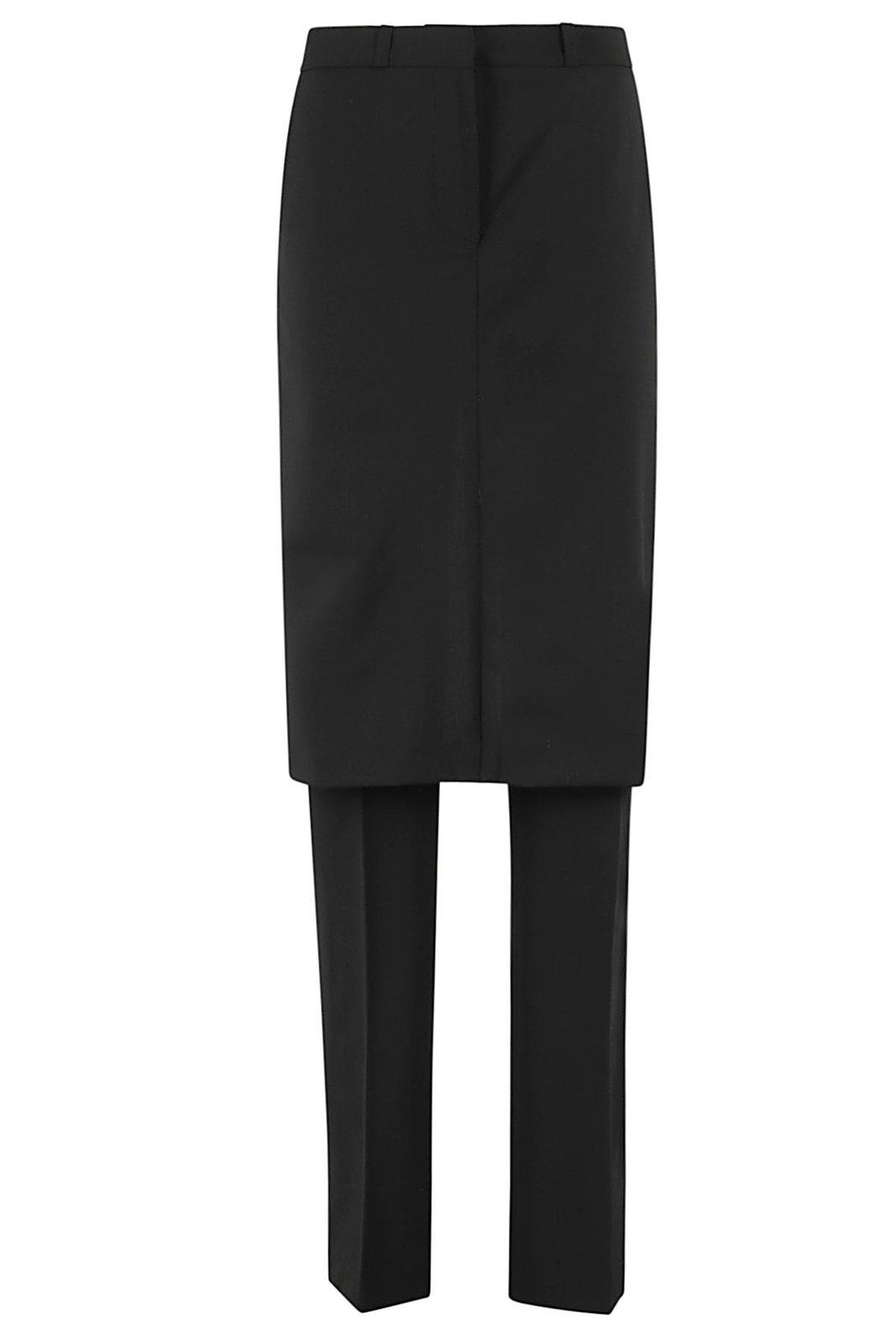 Shop Coperni Skirt Tailored Trousers In Black