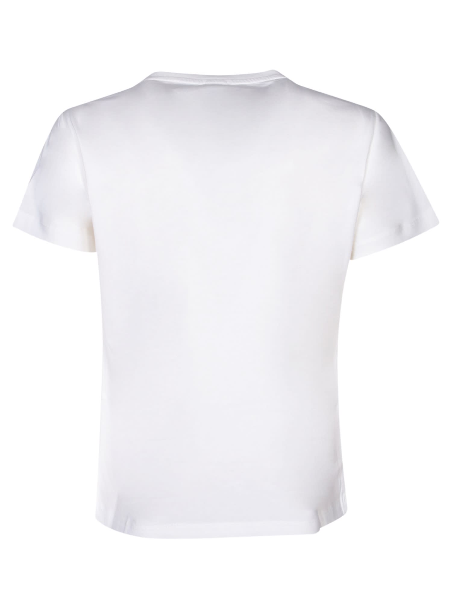 Shop Pinko Quentin Logo White T-shirt