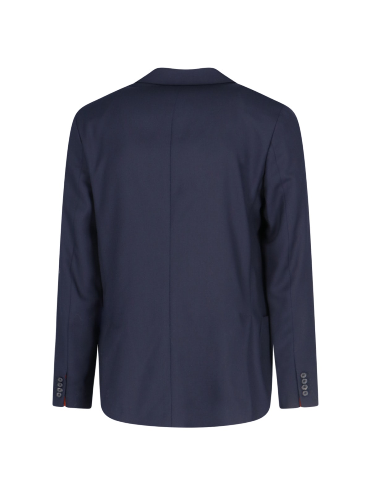 Shop Paul Smith One-breasted Jacket In Blue