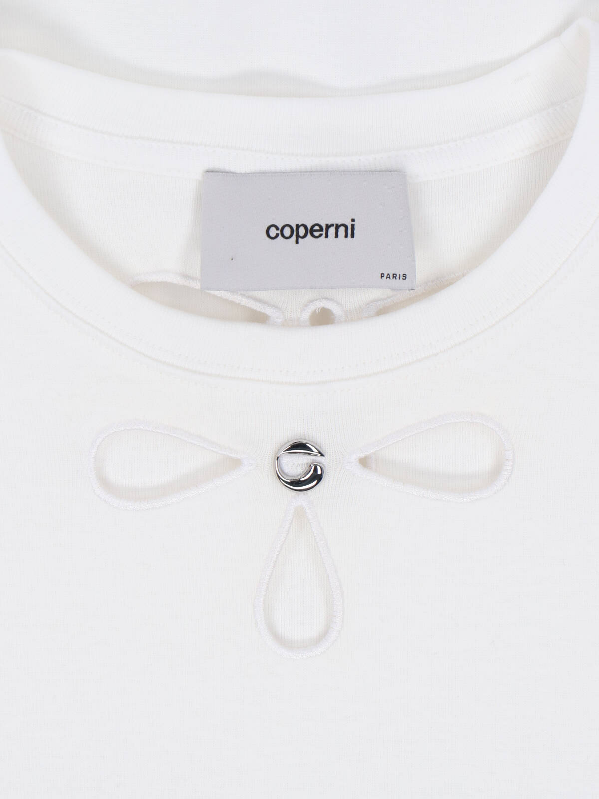 Coperni Logo T-shirt In White