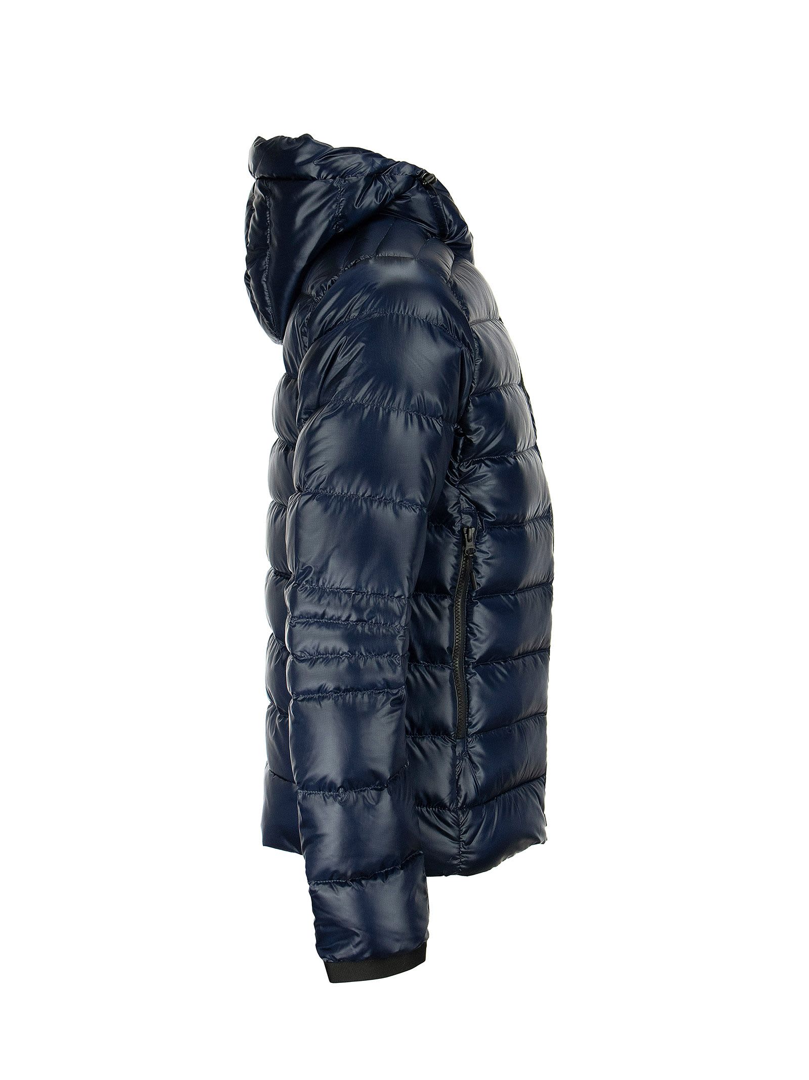 Shop Canada Goose Crofton - Down Hoody Jacket In Blu