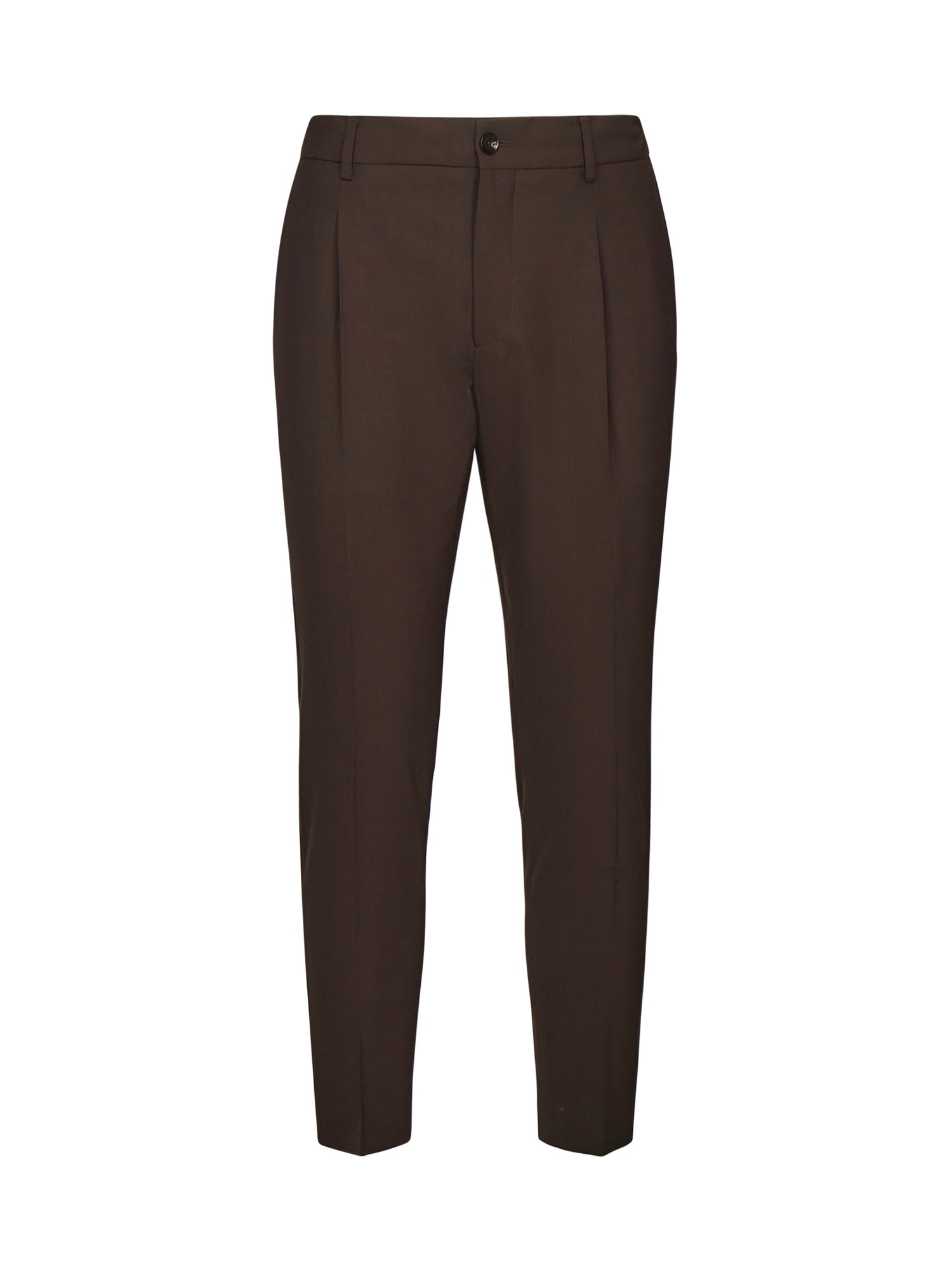 Be Able Pleated-detail Trousers In Brown