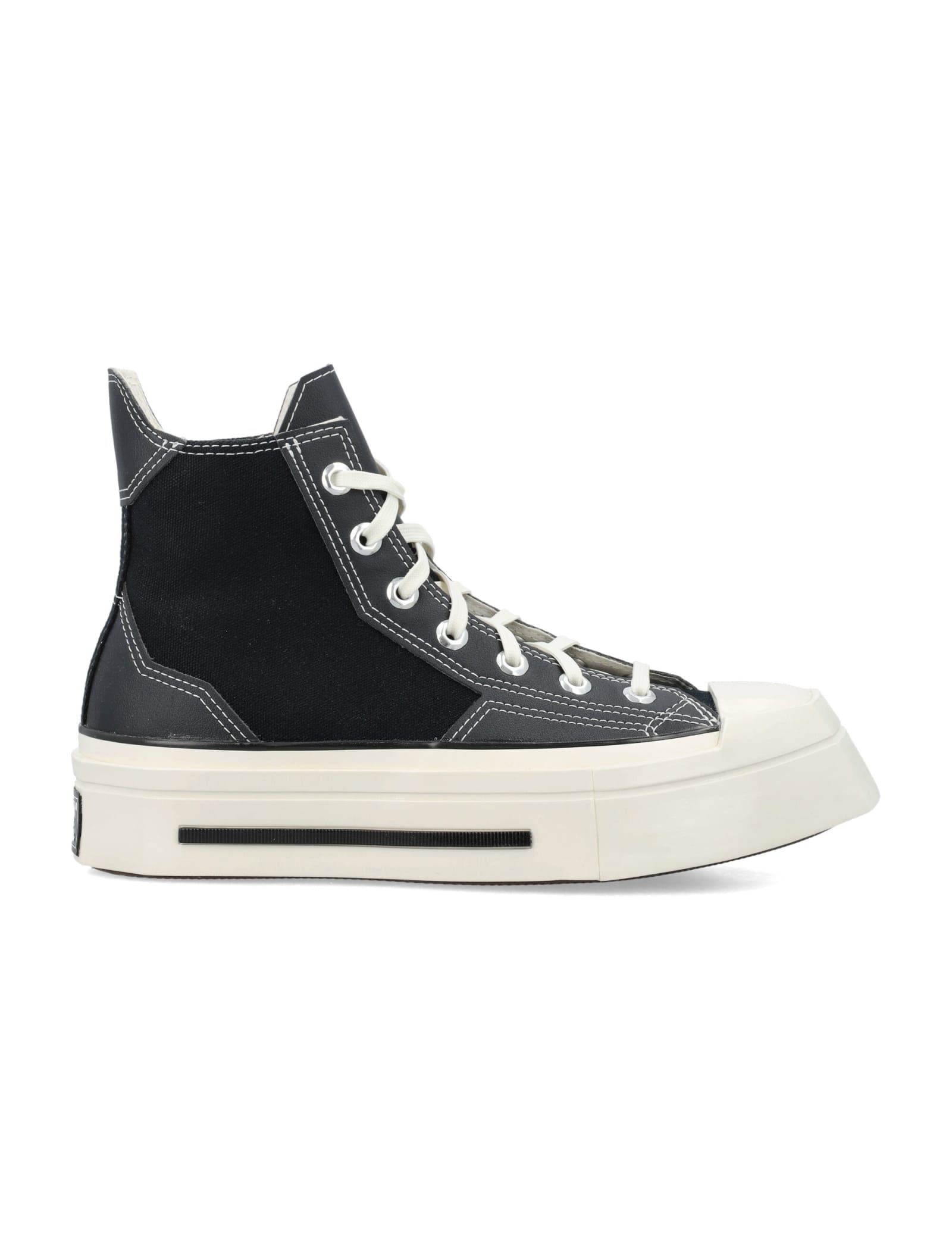 Converse Gender Inclusive Chuck 70 De Luxe Square Toe Platform High Top Sneaker In Black