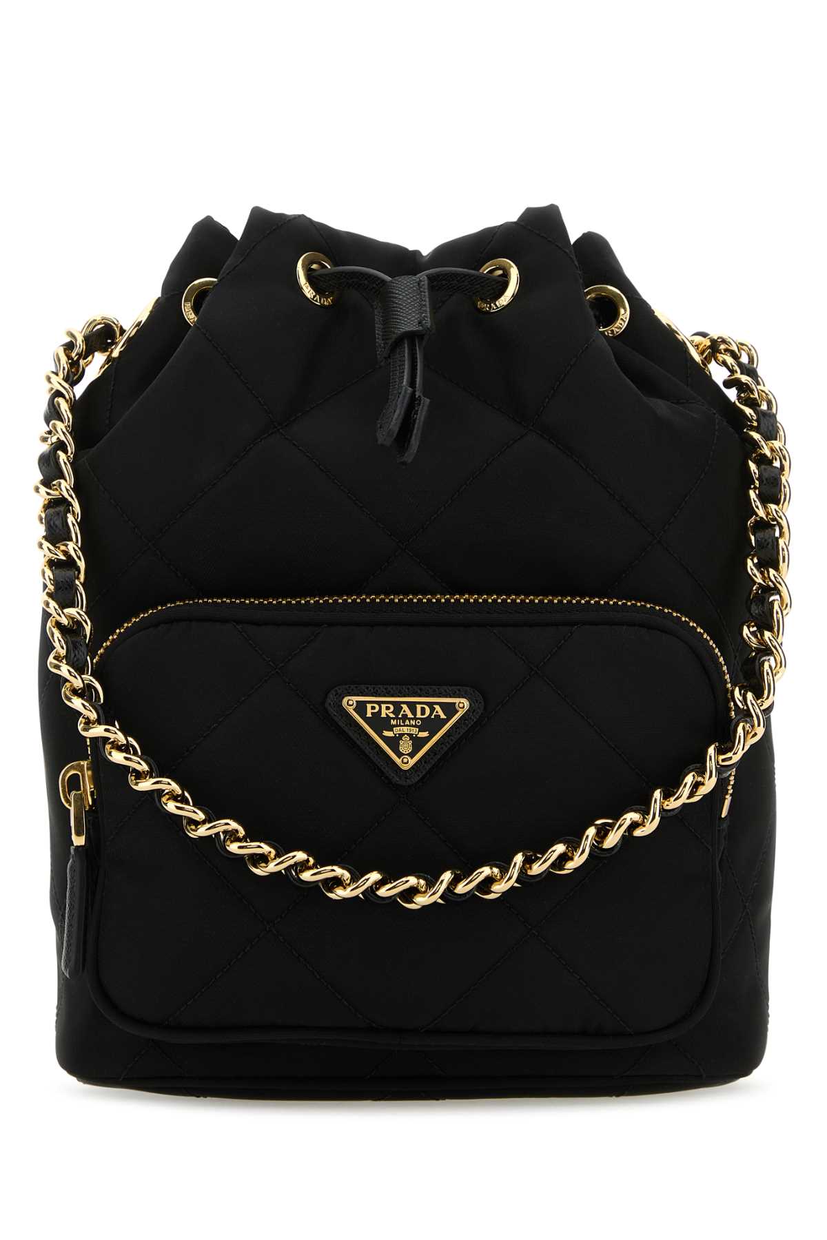 Prada Black Re-nylon Bucket Bag