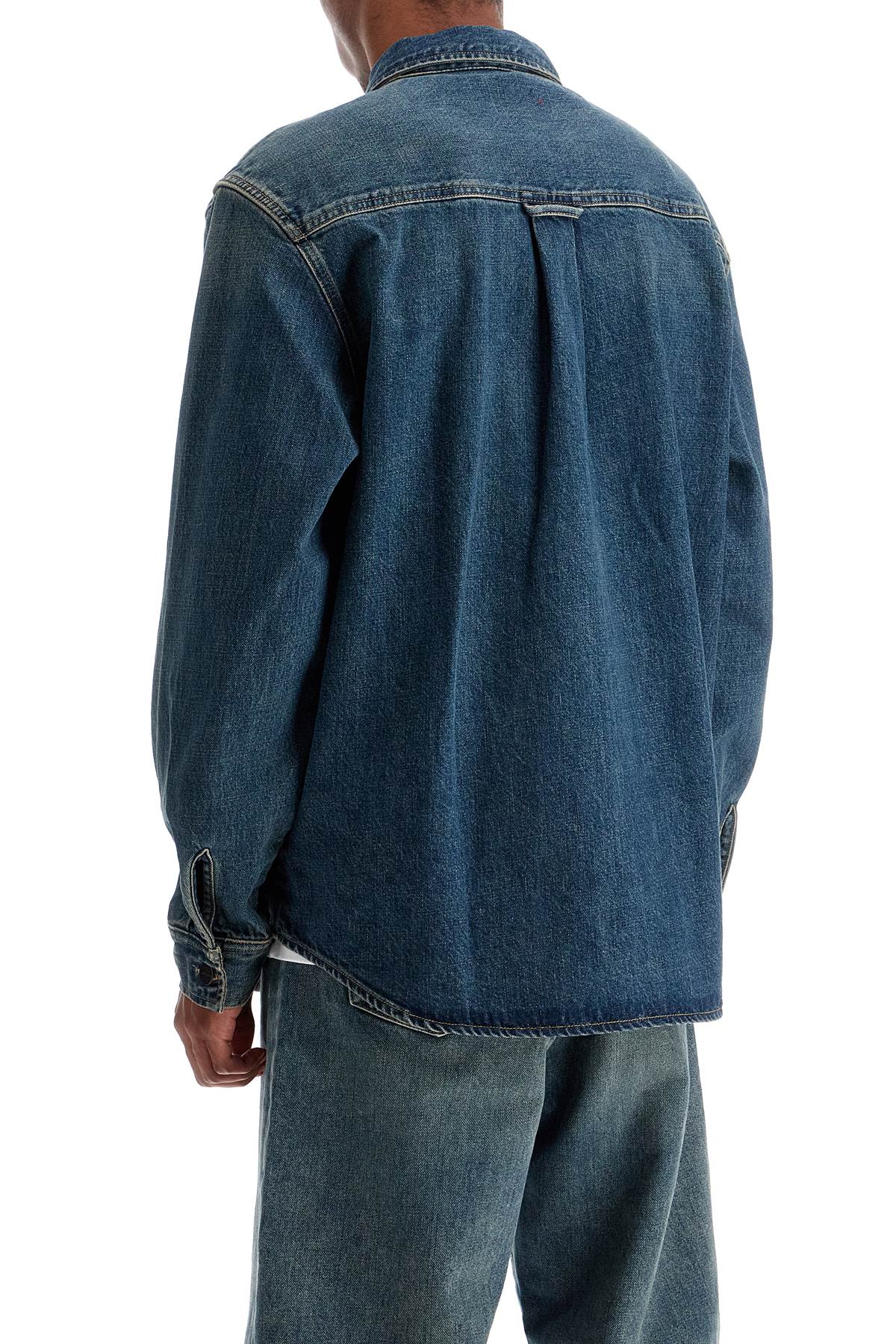 Carhartt Work In Progress Lincoln Denim Shirt Jacket In Blue