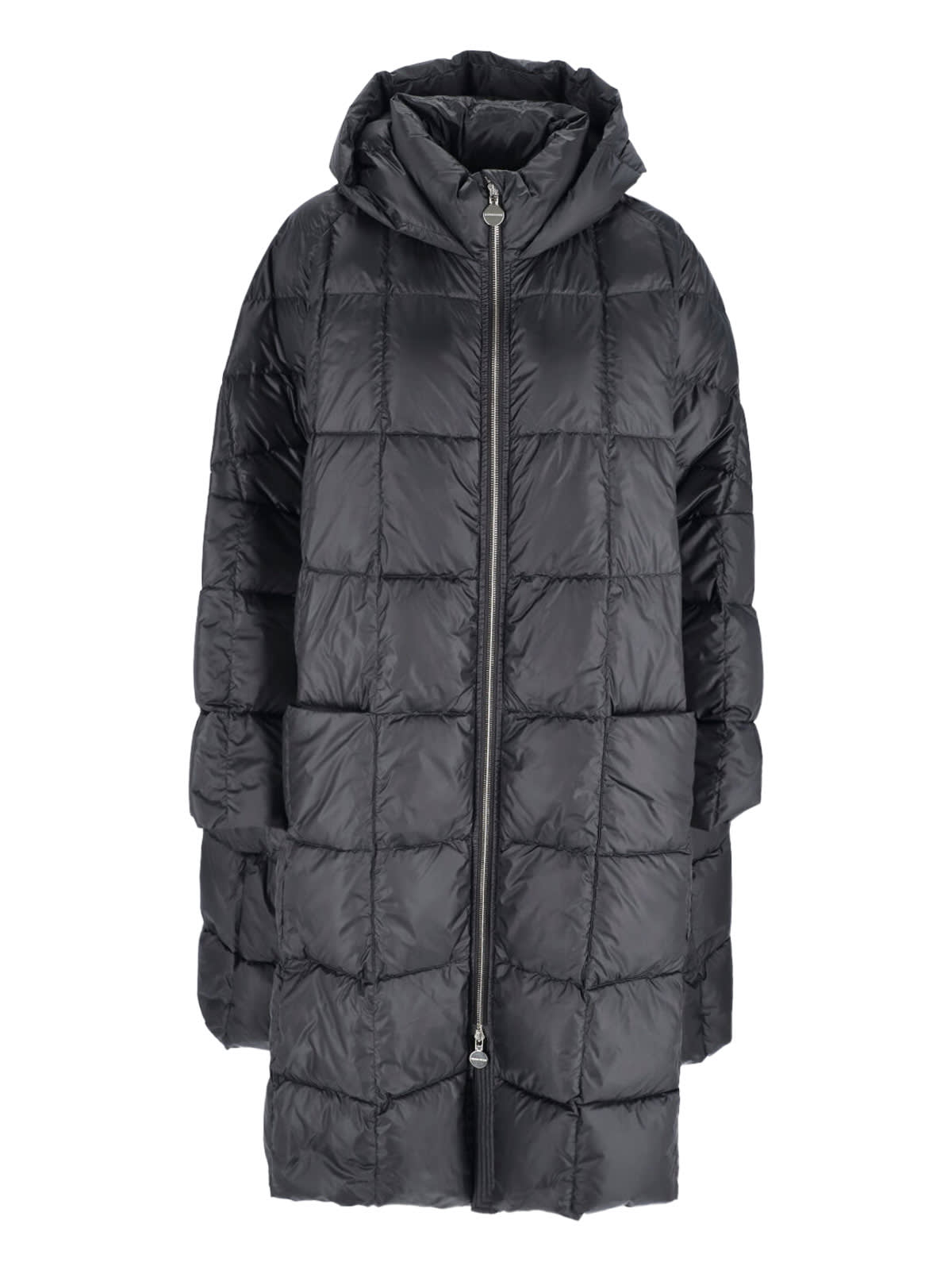 Ienki Ienki Maxi Pyramid Leon Down Jacket In Black