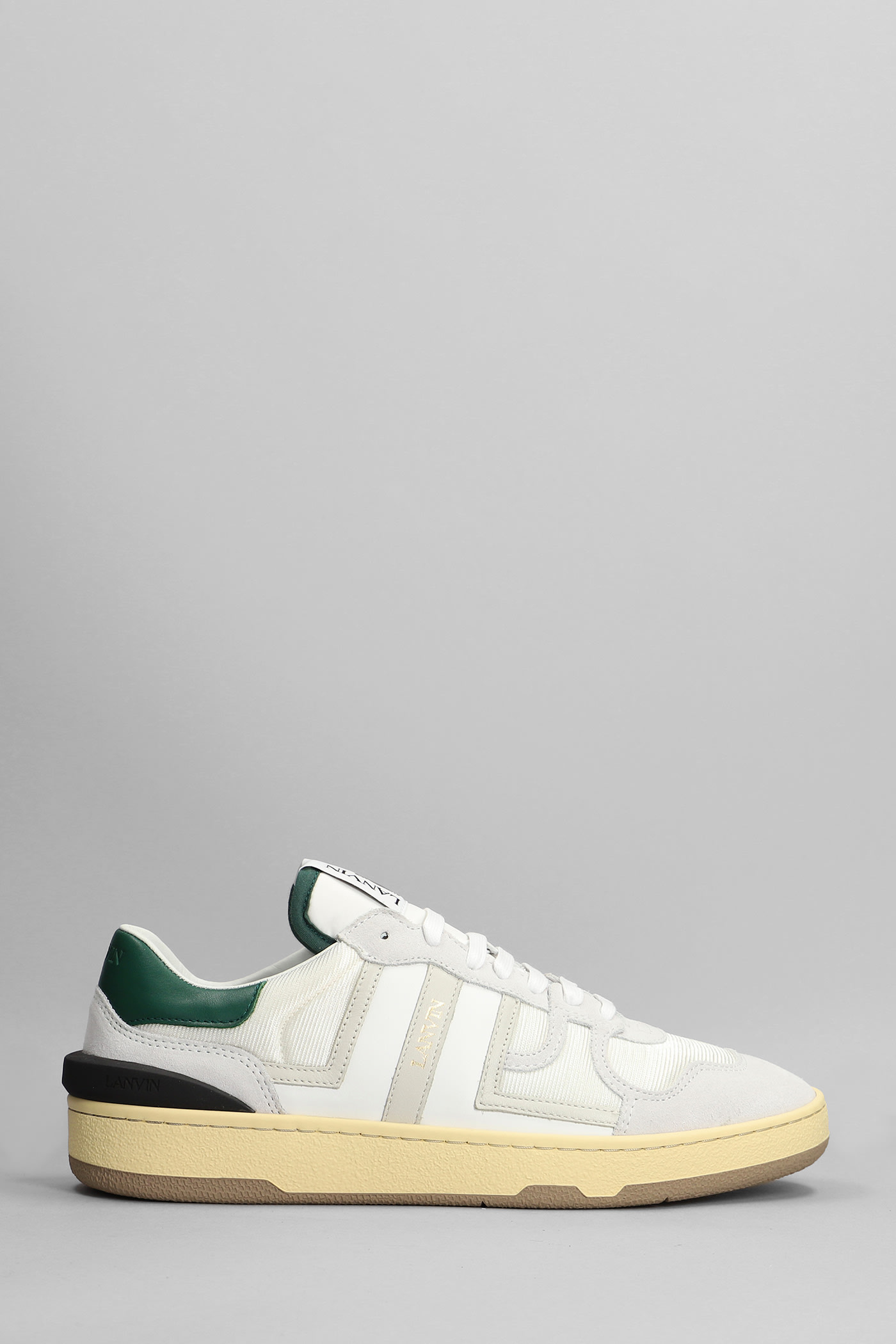Lanvin Sneakers In White Leather