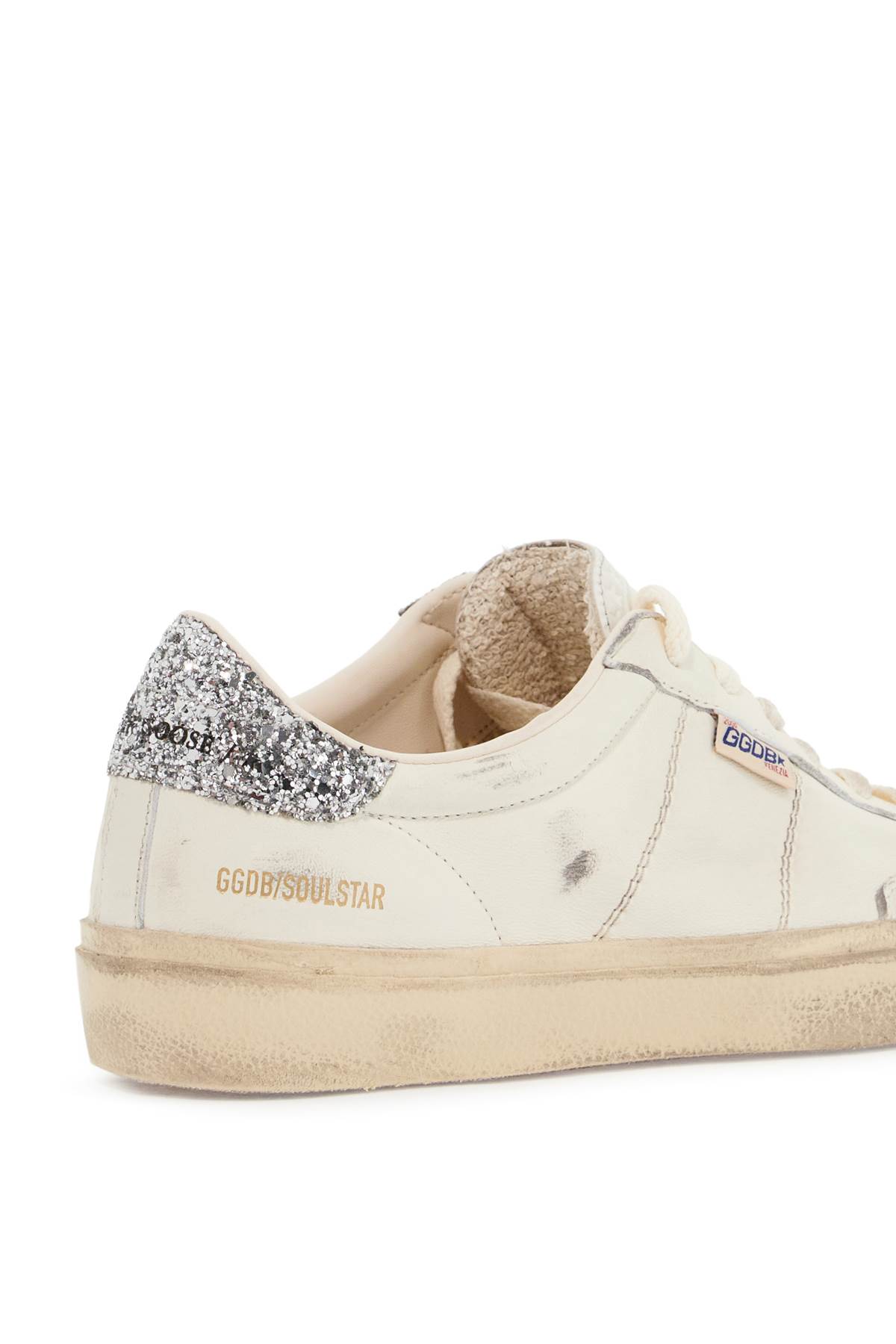 Shop Golden Goose Soul-star Sne In White/silver (white)