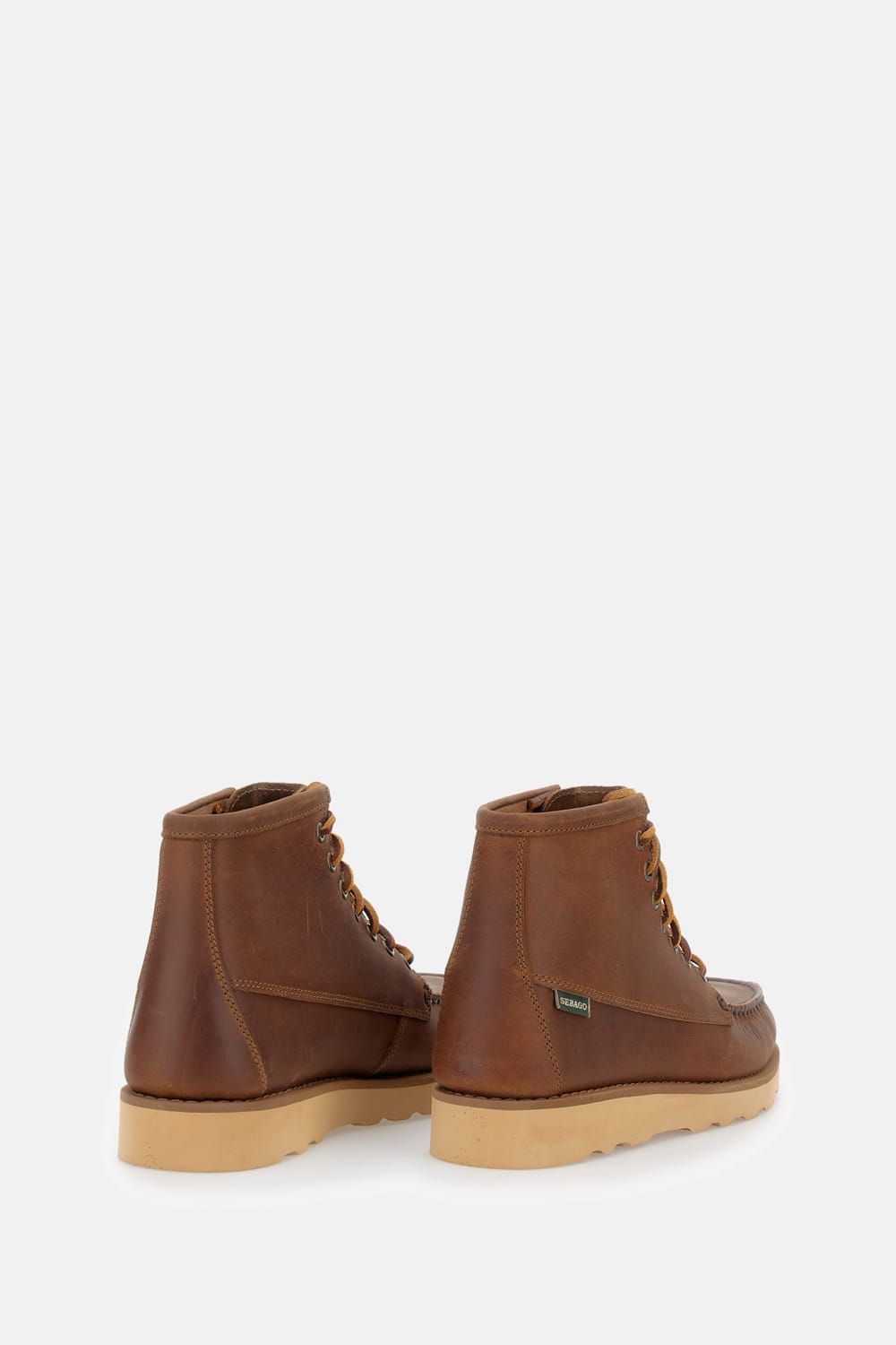 Sebago Brown Lace Up Boots In Brown