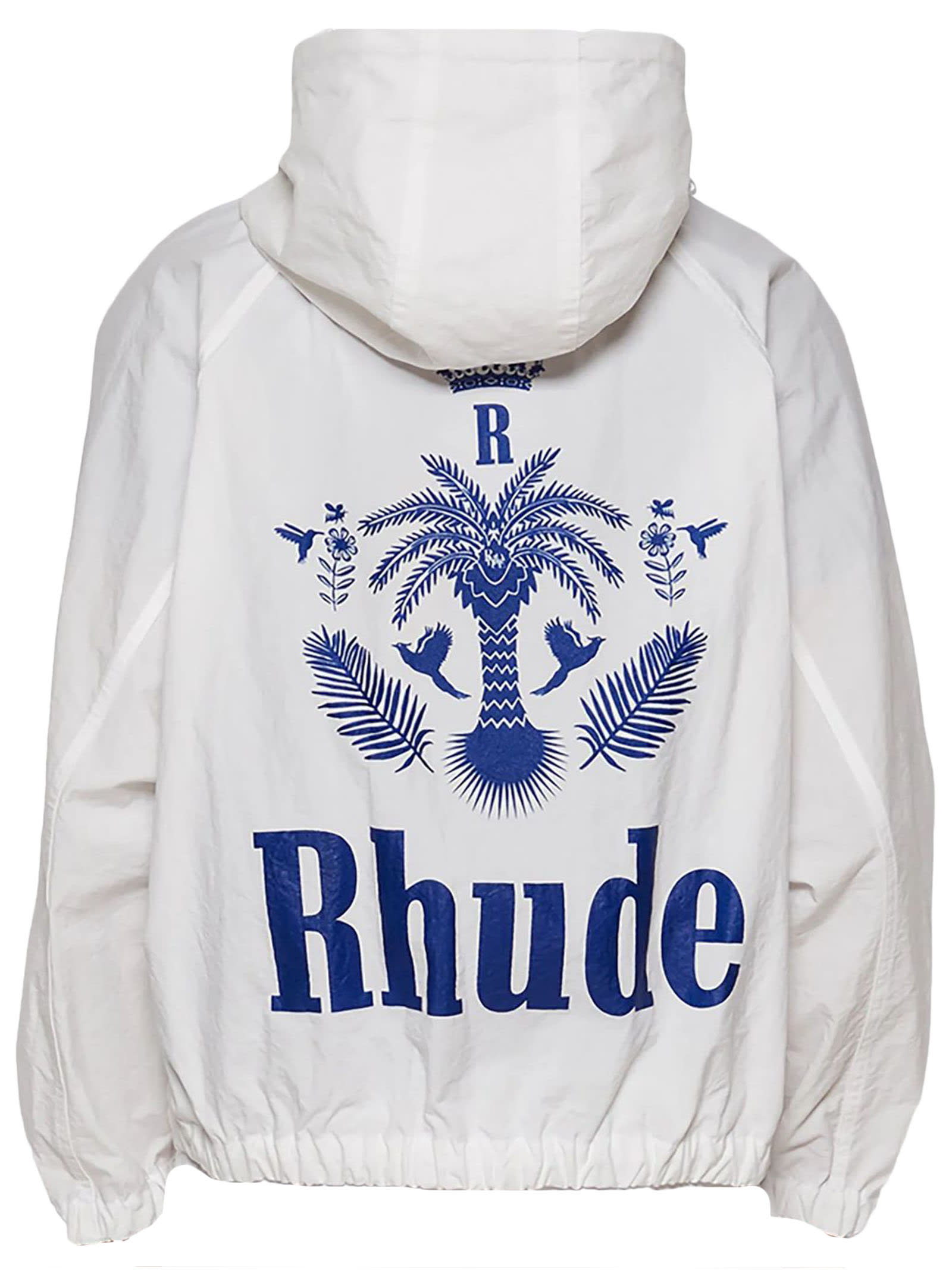 Shop Rhude White Track Jacket