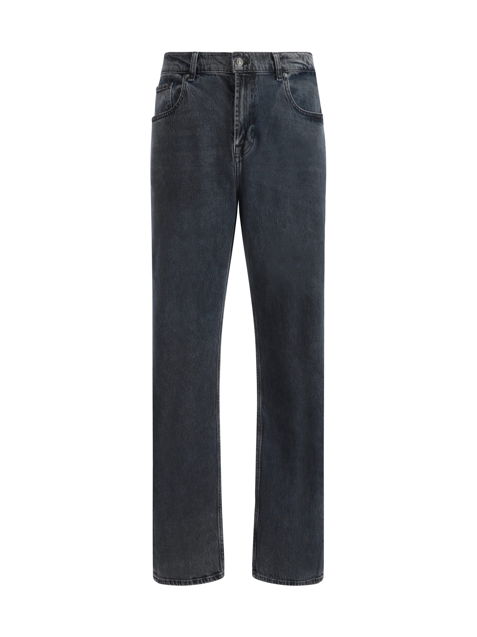 Shop 7 For All Mankind Jeans In Dark Blue