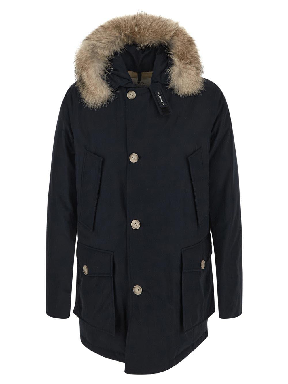 WOOLRICH ARCTIC DETACHABLE FUR PARKA 