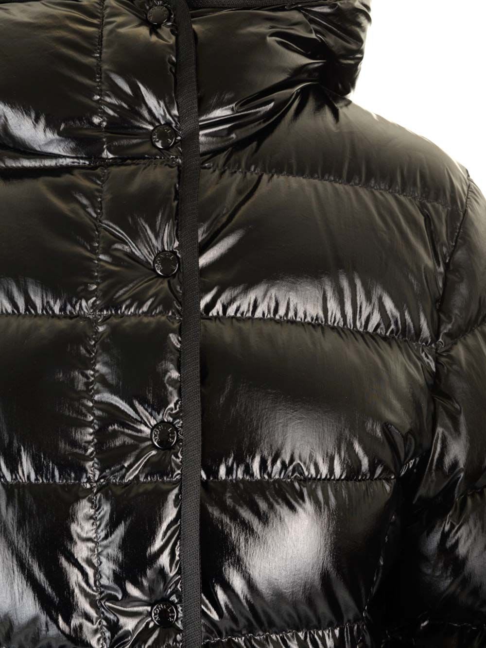 Shop Moncler Barante Short Down Jacket In Black