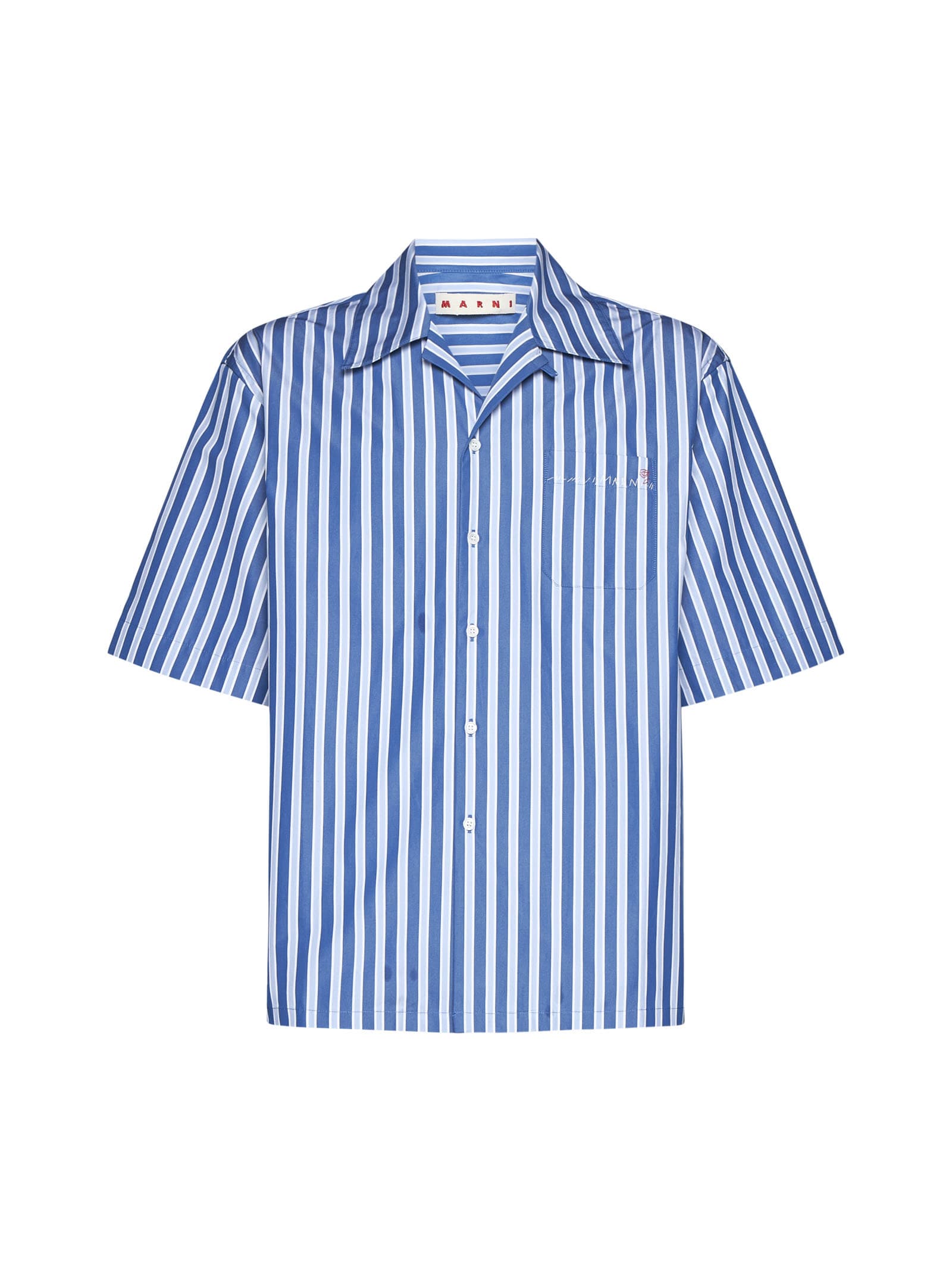 Shop Marni Shirt In Blue