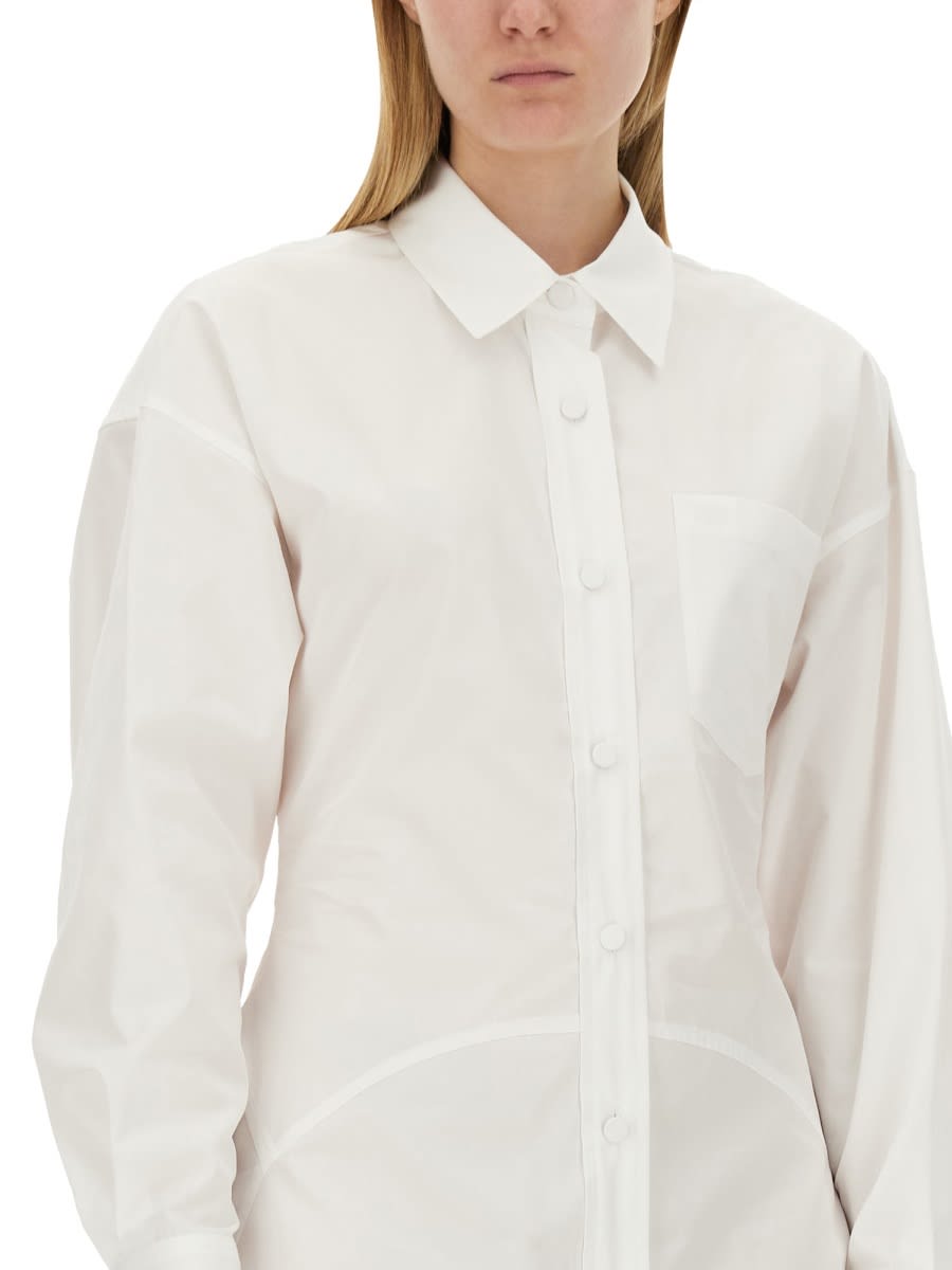 Shop Stella Mccartney Shirt Dress In White