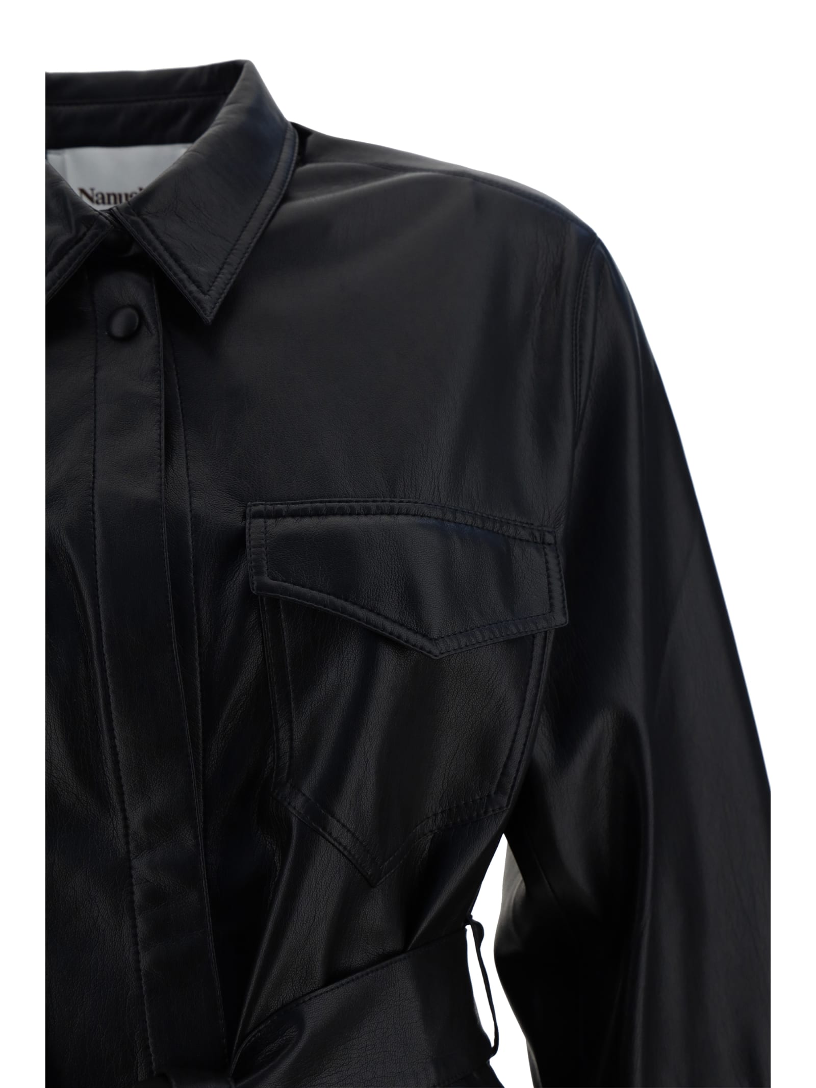Shop Nanushka Jacket In Black