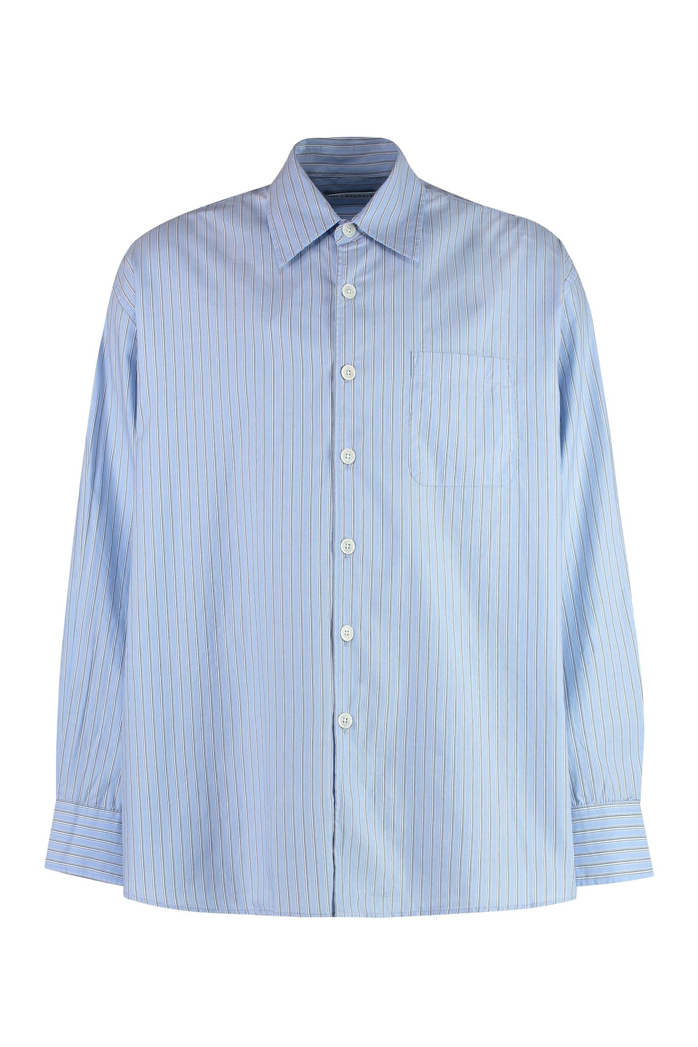 Shop Our Legacy Borrowed Oxford Shirt In Cotton In Light Blue